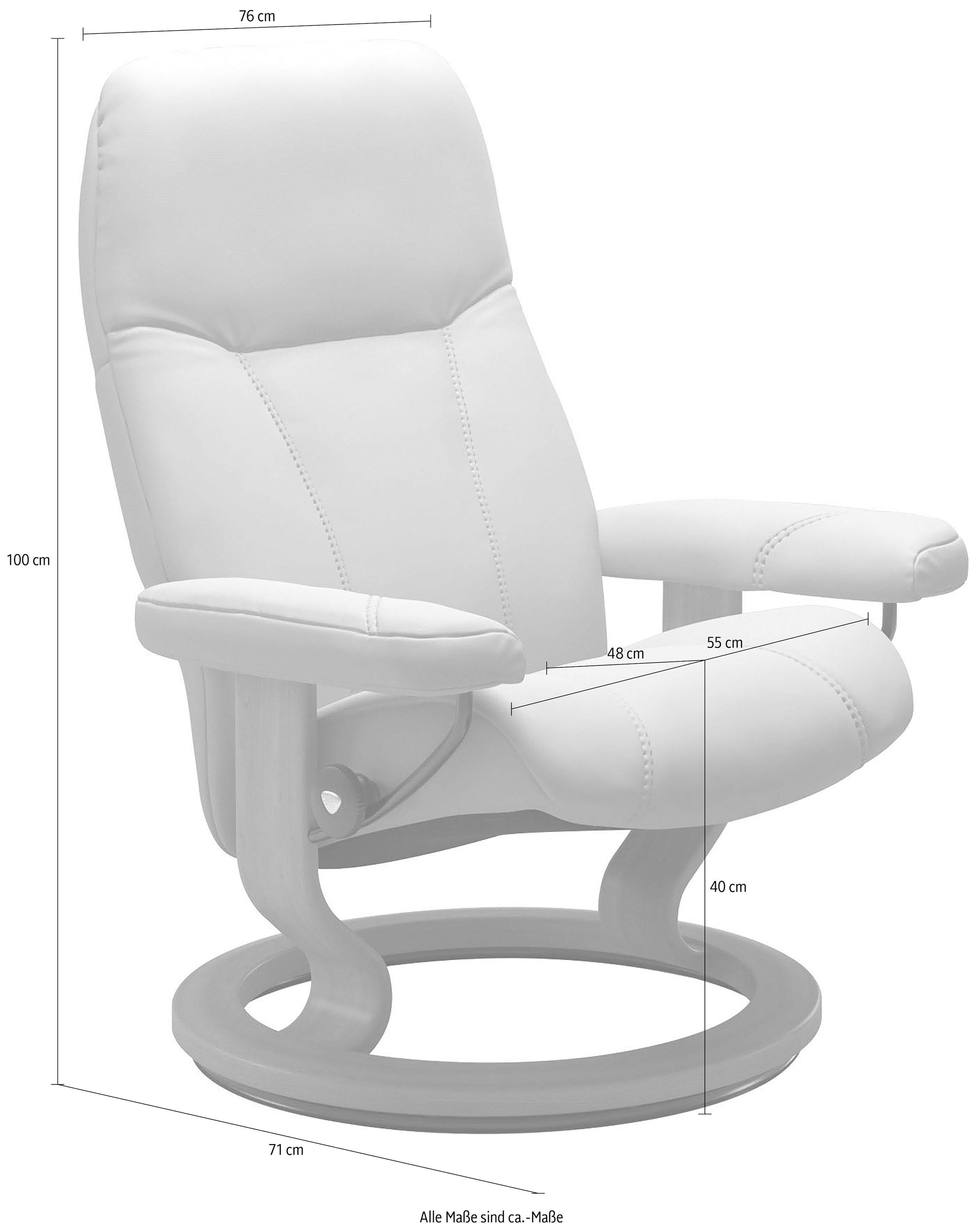 Stressless® Relaxsessel »Consul« mit Classic Base, Größe M, Gestell Braun
