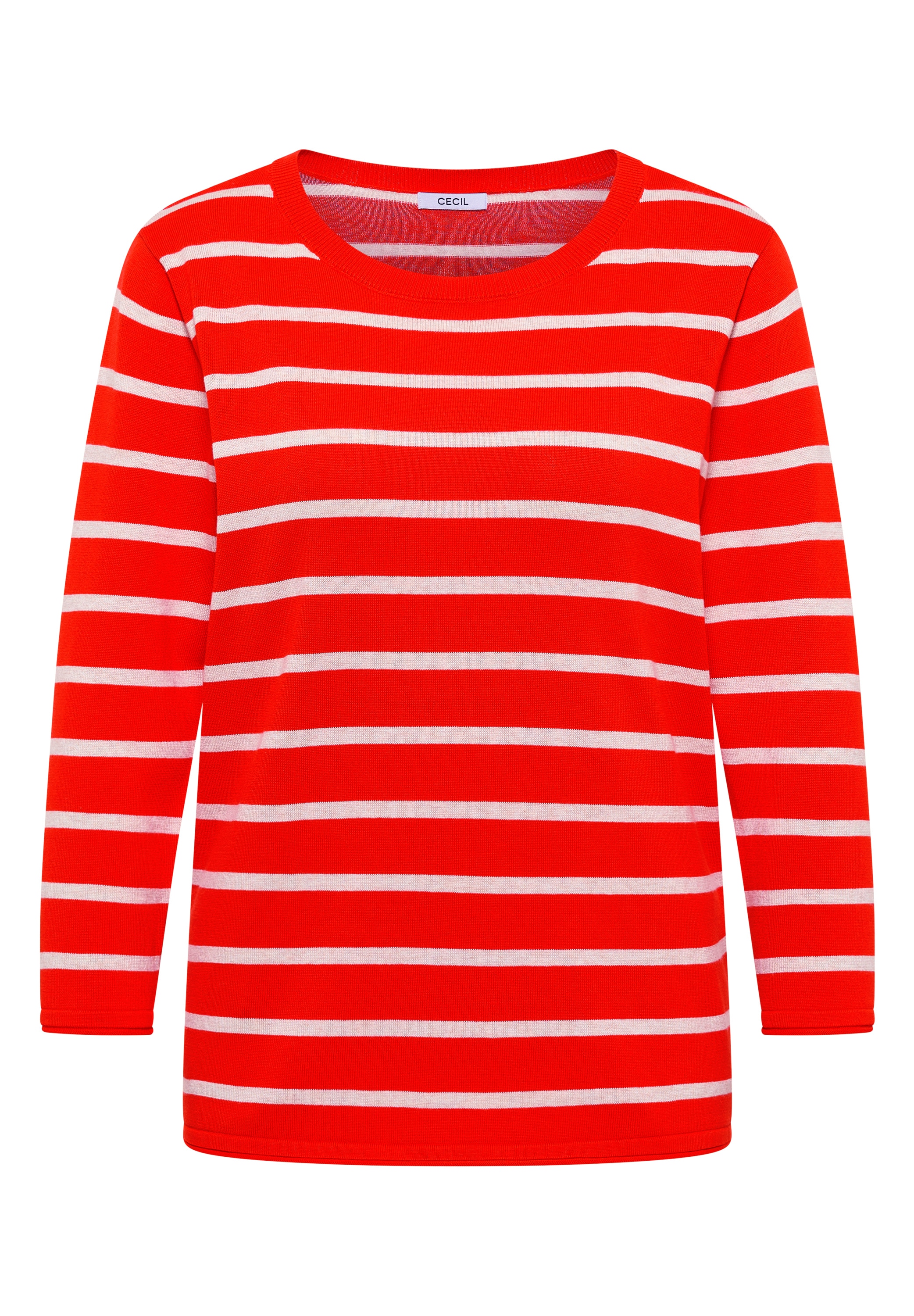 Cecil Strickpullover im Streifen-Look, 3/4-Arm