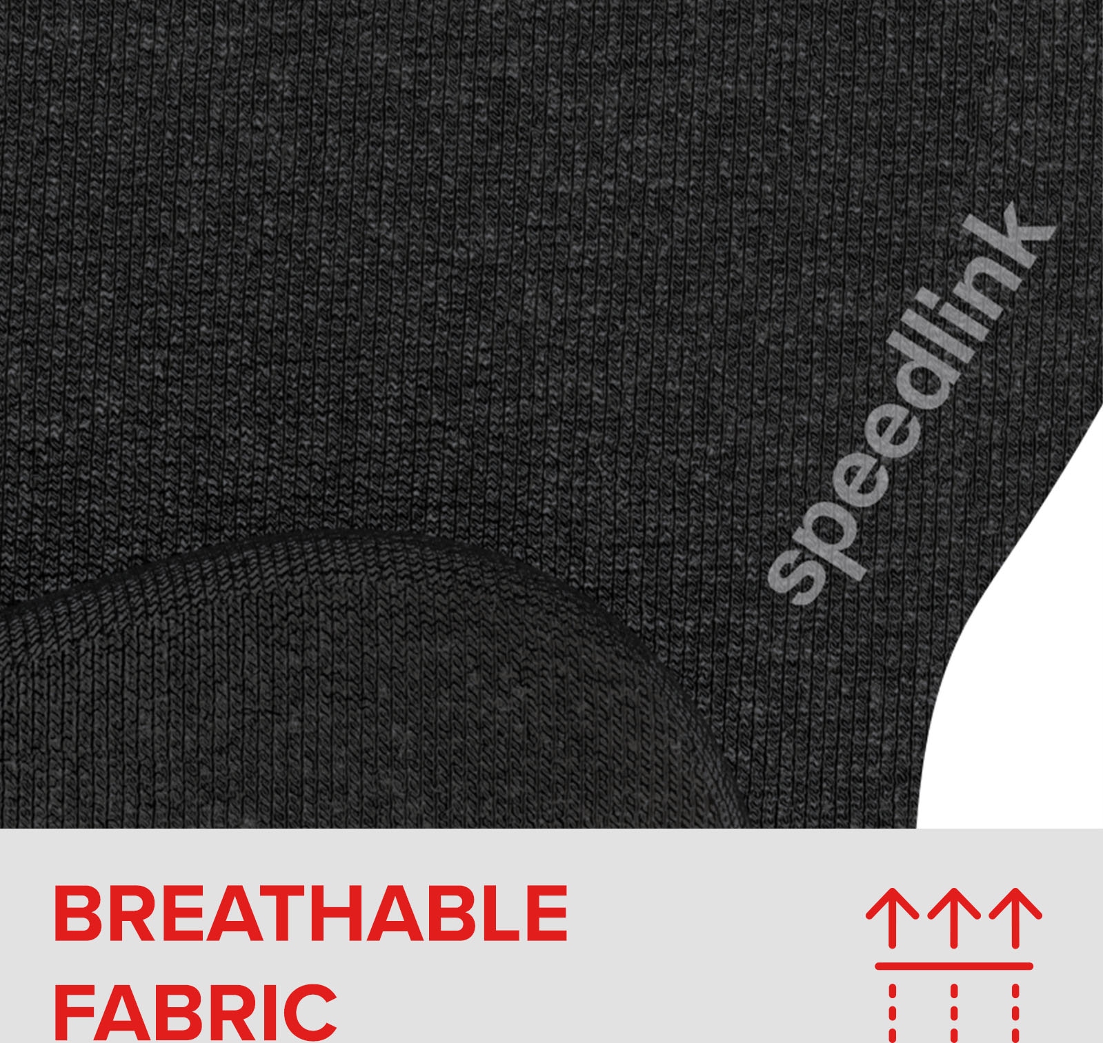 Speedlink Mauspad »VELLU Memory Foam ergonomisches Mousepad mit Handauflage« rutschfest, schwarz