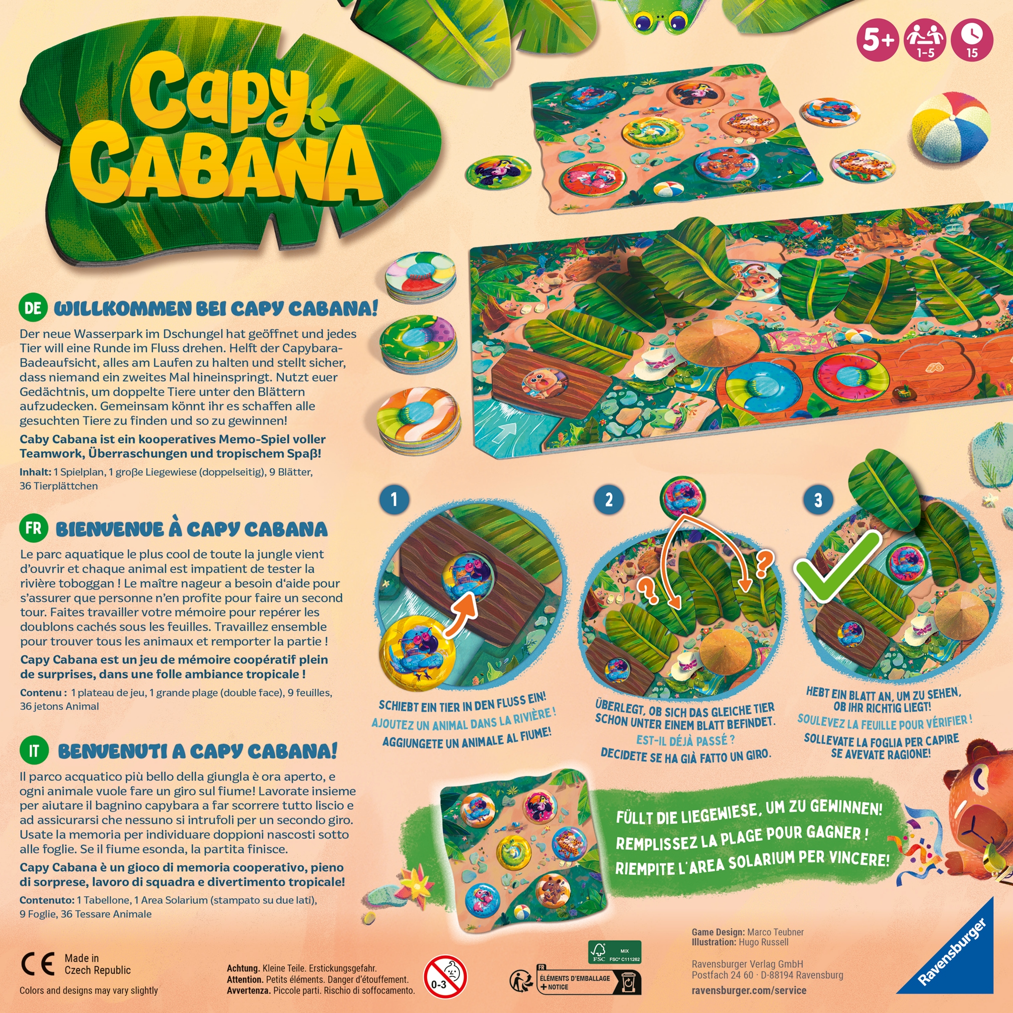 Ravensburger Spiel »Capy Cabana« Made in Europe