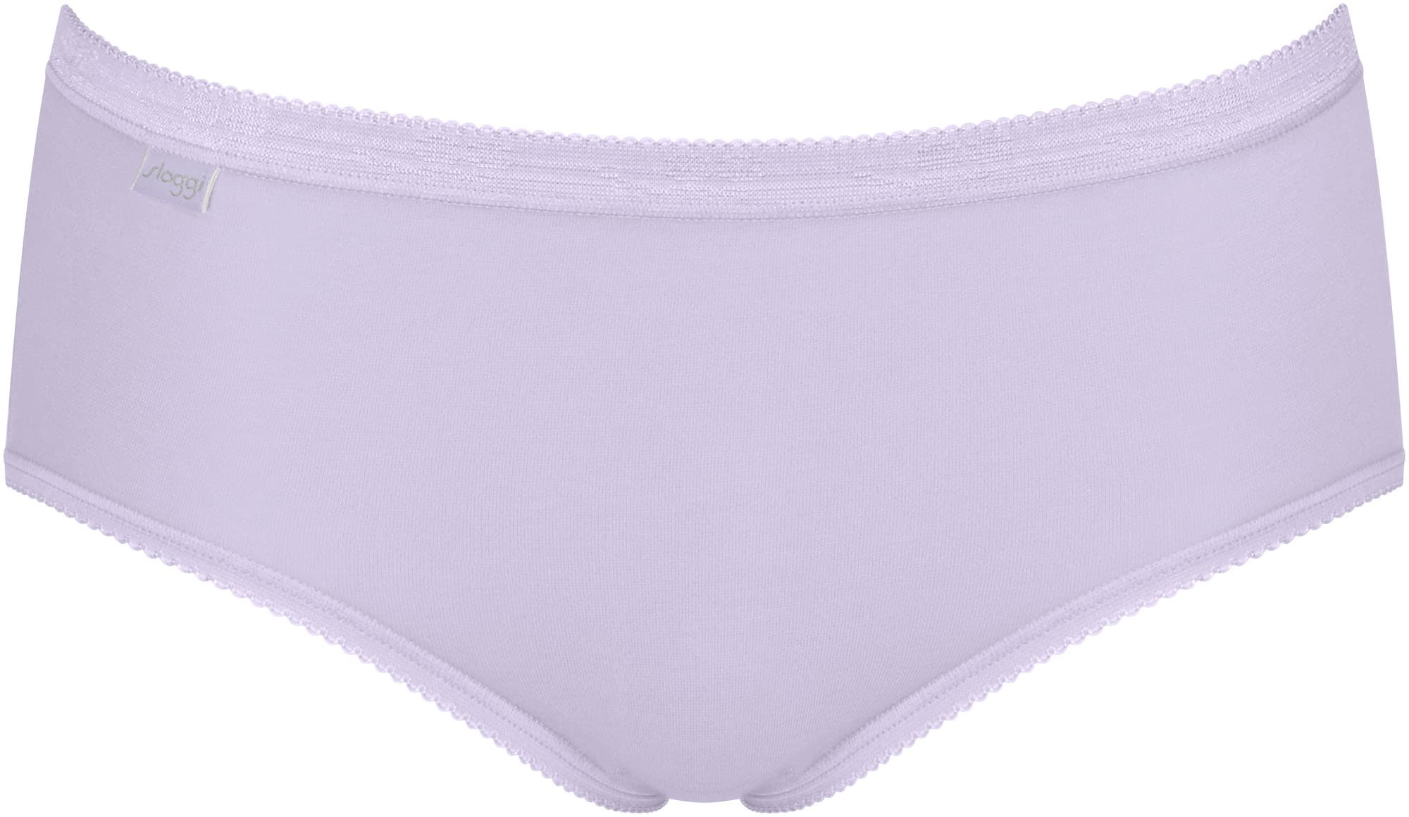 sloggi Midislip »Basic+«, (4er Pack), Baumwollmix, elastisch, weiche Nähte, bequem, feminin