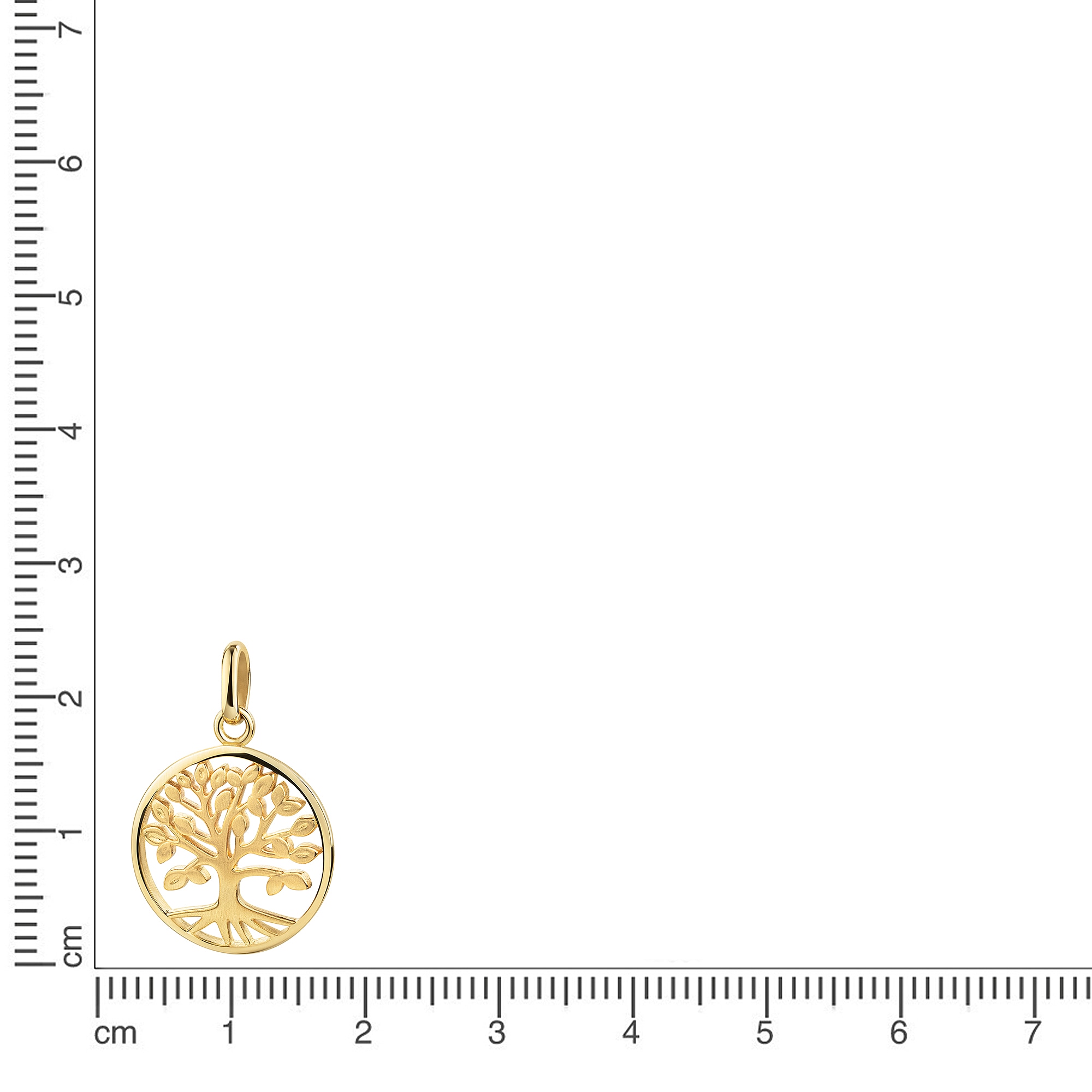 Firetti Kettenanhänger »Schmuck Geschenk Gold 375 Halsschmuck Anhänger Baum des Lebens«