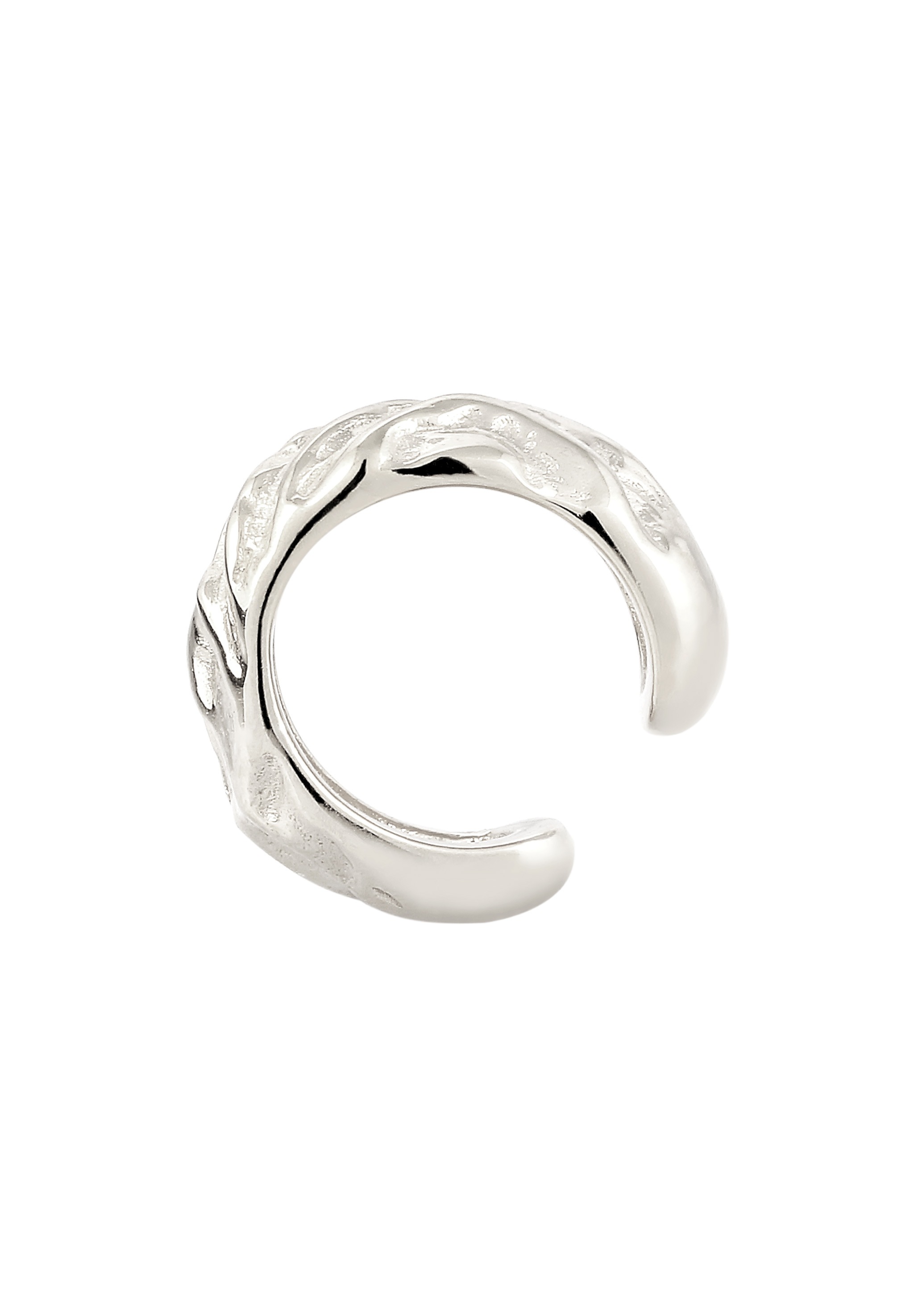 Elli Ohrklemme »Ohrringe Earcuff Single Strukturiert 925 Sterling Silber«