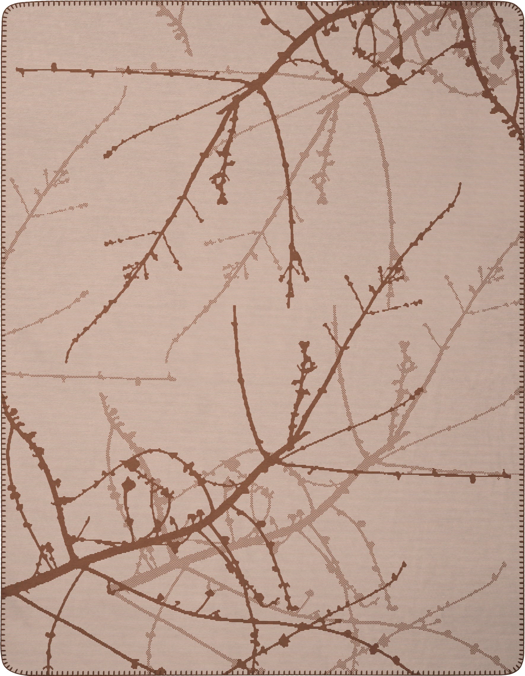Biederlack Wohndecke »Twigs«, mit floralem Design, Kuscheldecke