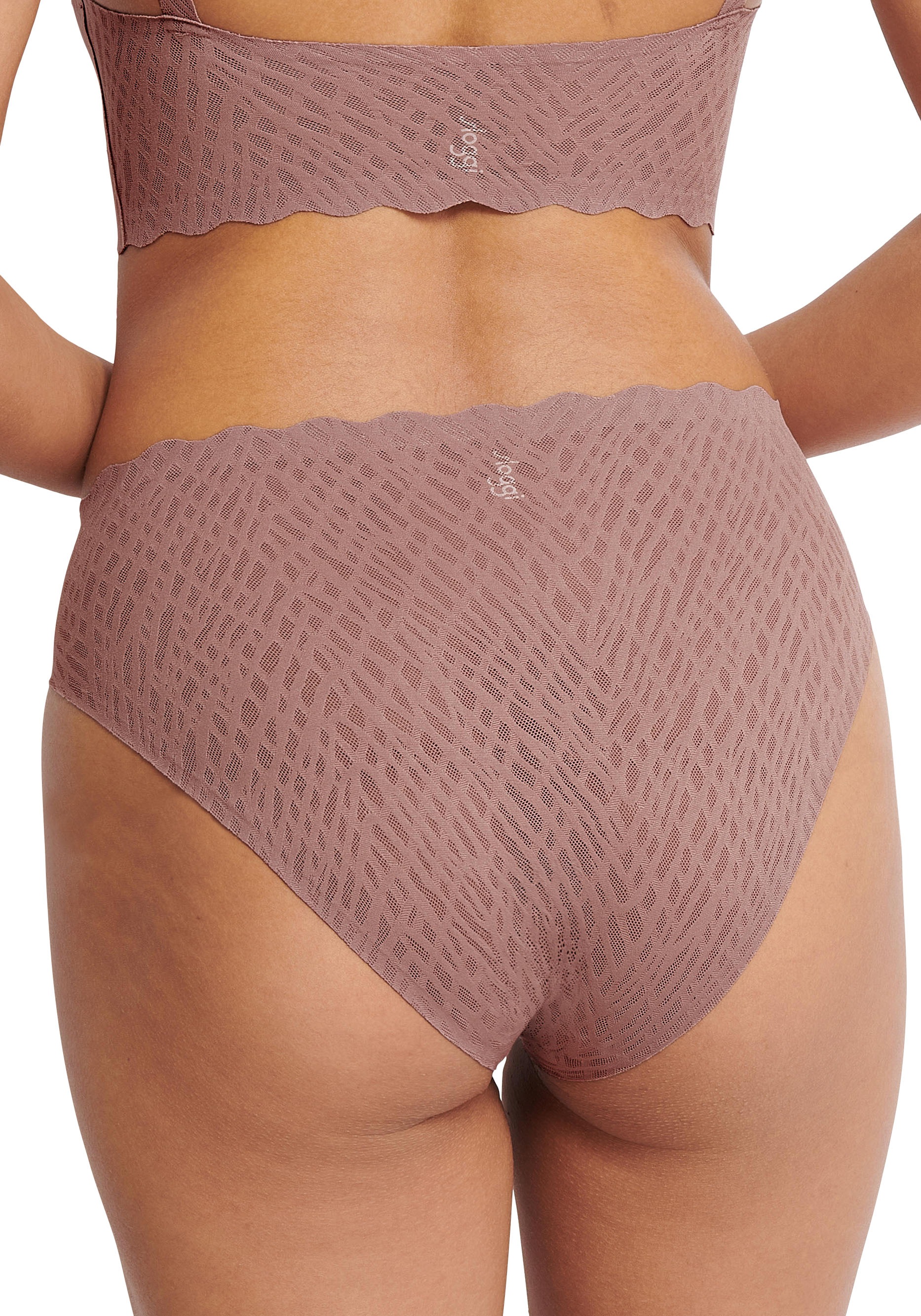 sloggi Slip »ZERO Feel Bliss High leg«, unsichtbar mit Spitzenoptik