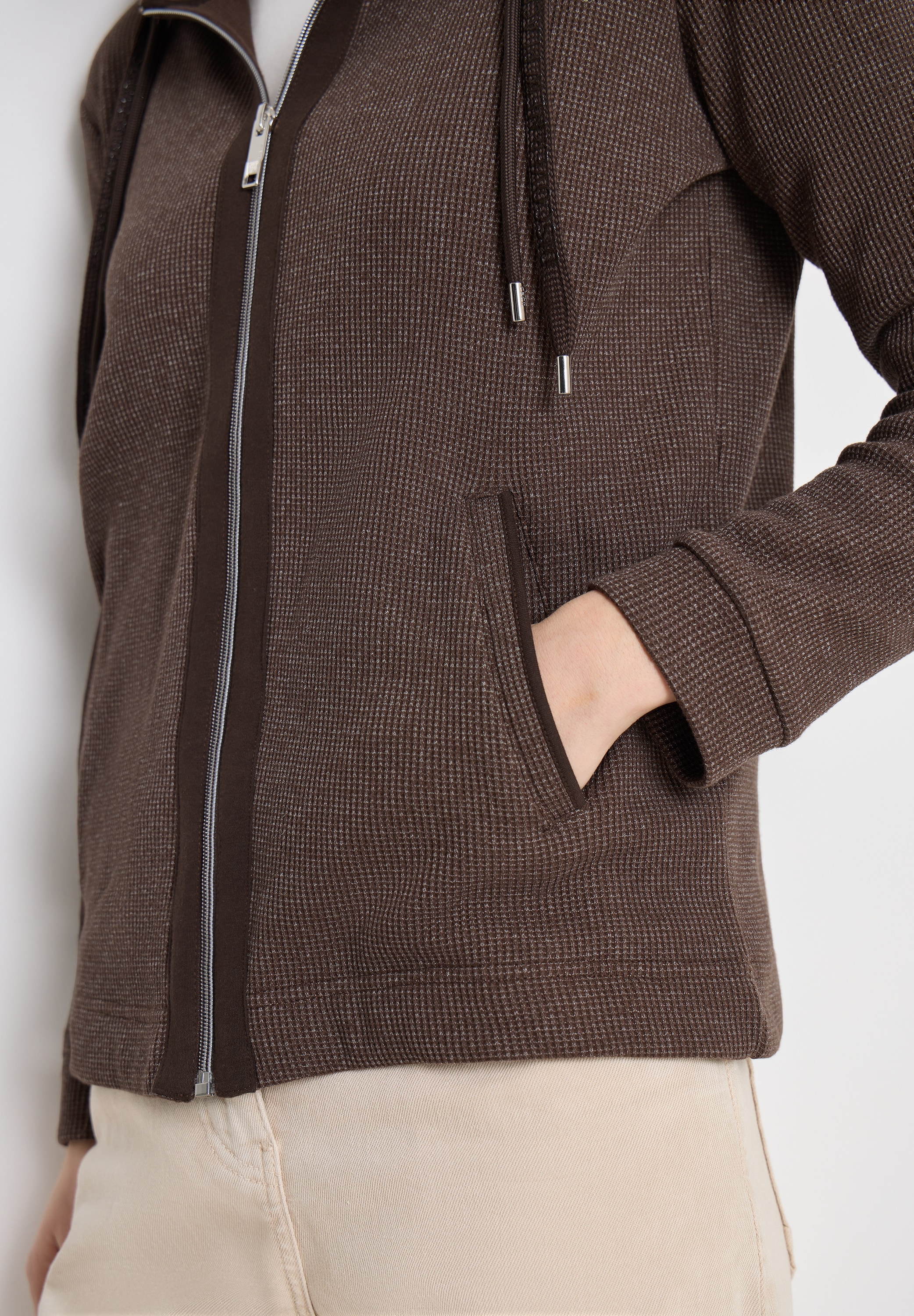 Cecil Kapuzensweatjacke mit Kapuze und Taschen