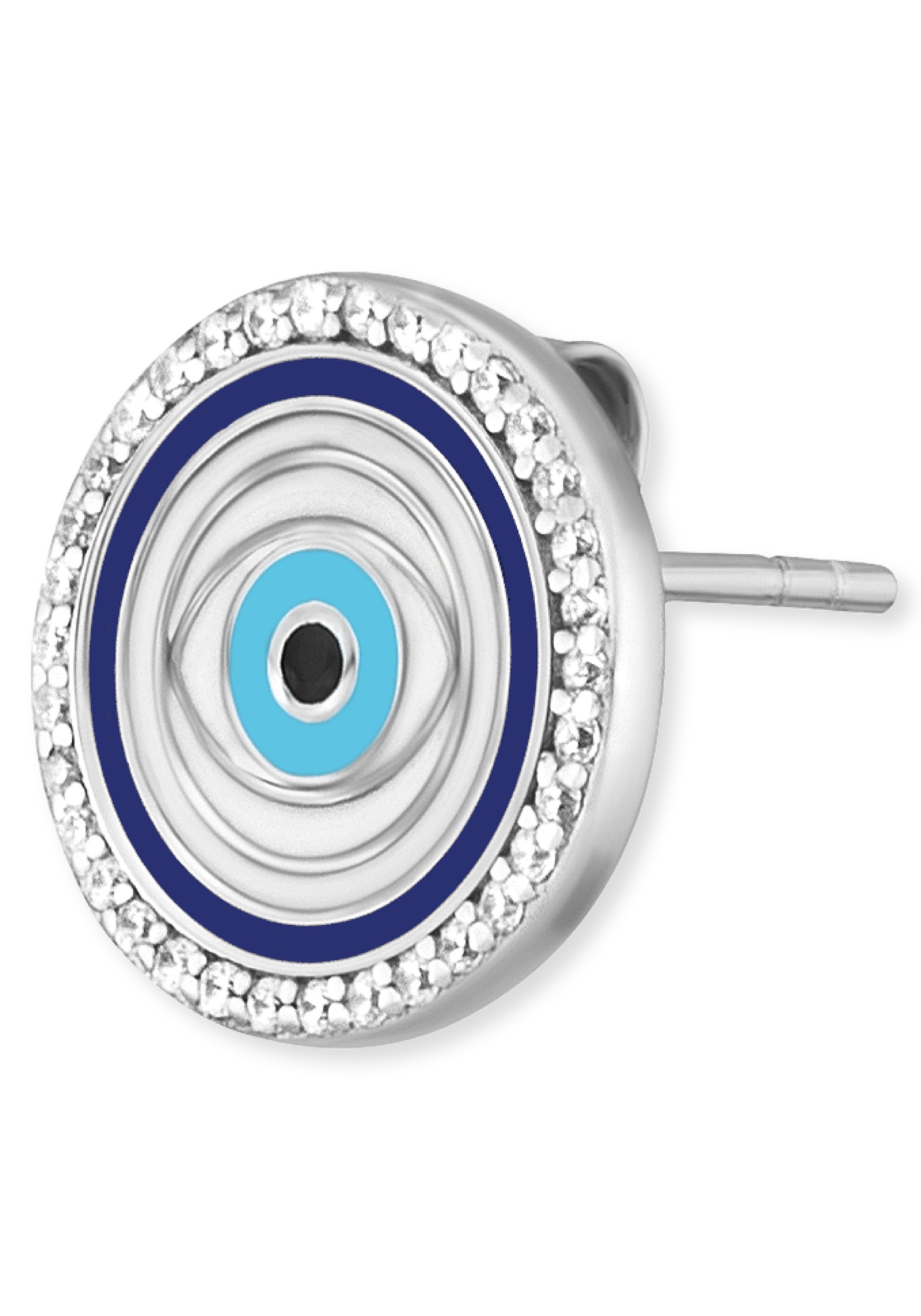 Engelsrufer Paar Ohrstecker »LUCKY EYE, ERE-EYE-ZIM-ST«, mit Emaille - mit Zirkonia (synth.)