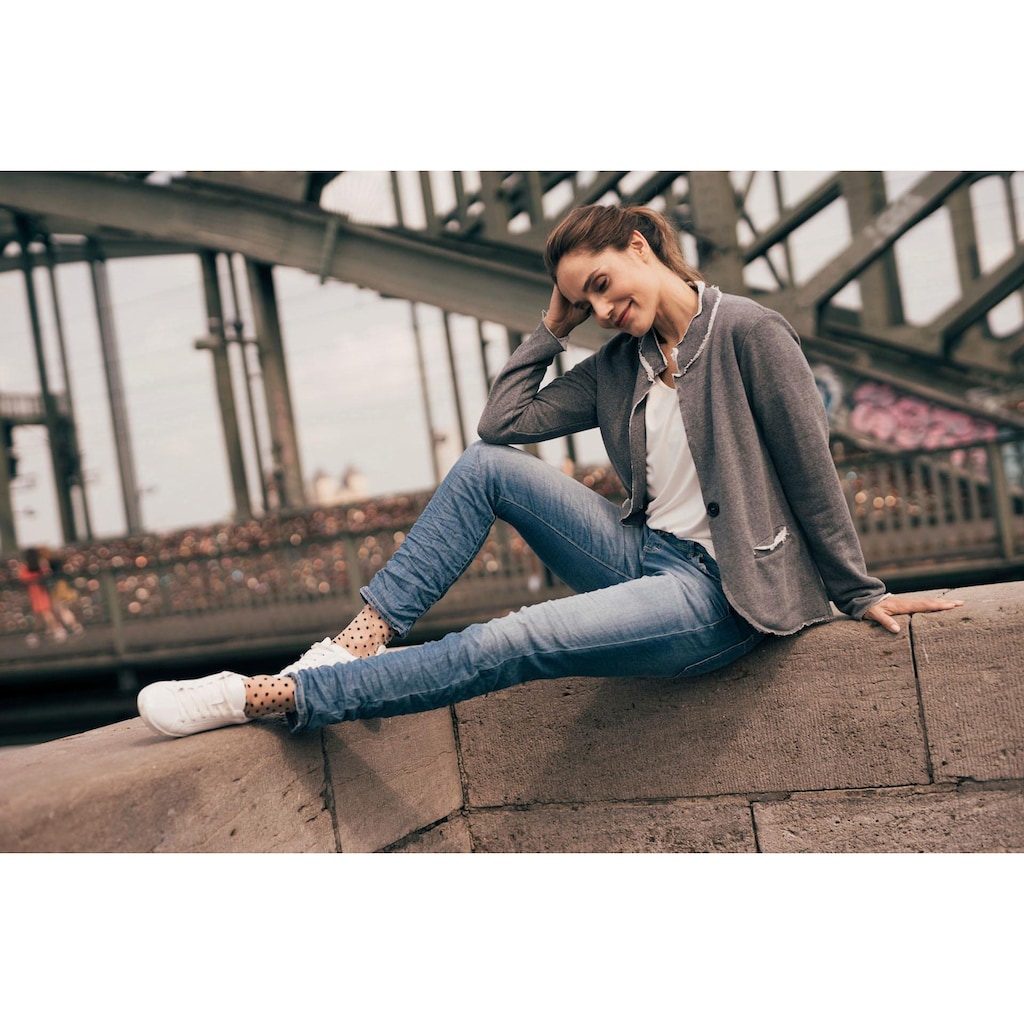 Please Jeans Boyfriend-Jeans »P85A«, lässige Jeans Hose mit Crinkle-Effekt und krempelbarem Bein