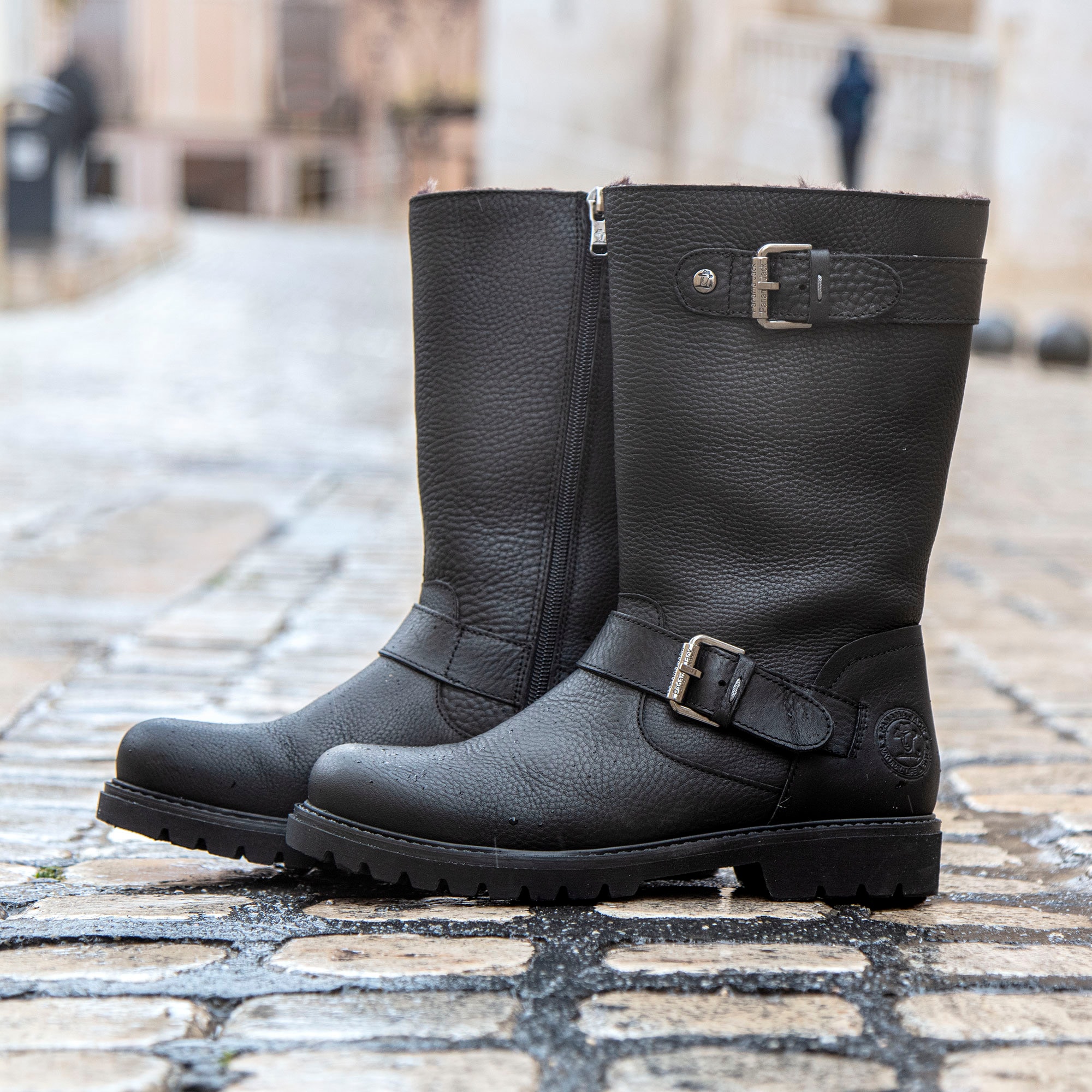 Panama Jack Stiefel »Fergie B1«, Winterboots, Blockabsatz, Profilsohle mit waterproof Ausstattung