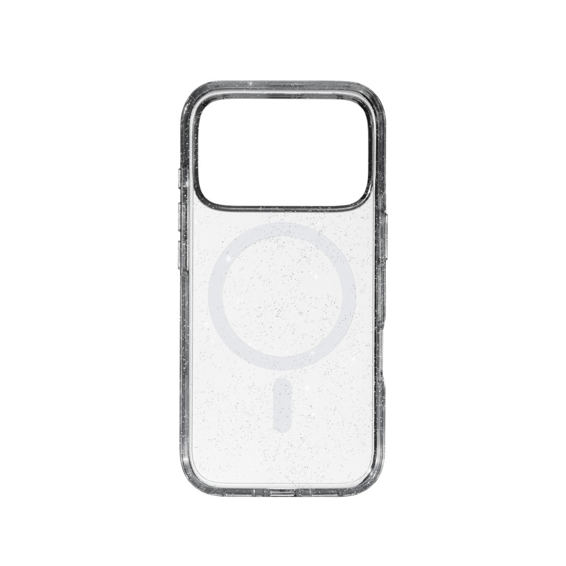 White Diamonds Smartphone-Hülle »Cover "Mag Glitter" für Apple iPhone 17 Pro, Transparent« Anti-Vergilbung, Kraztschutz, Stoßfeste Ecken