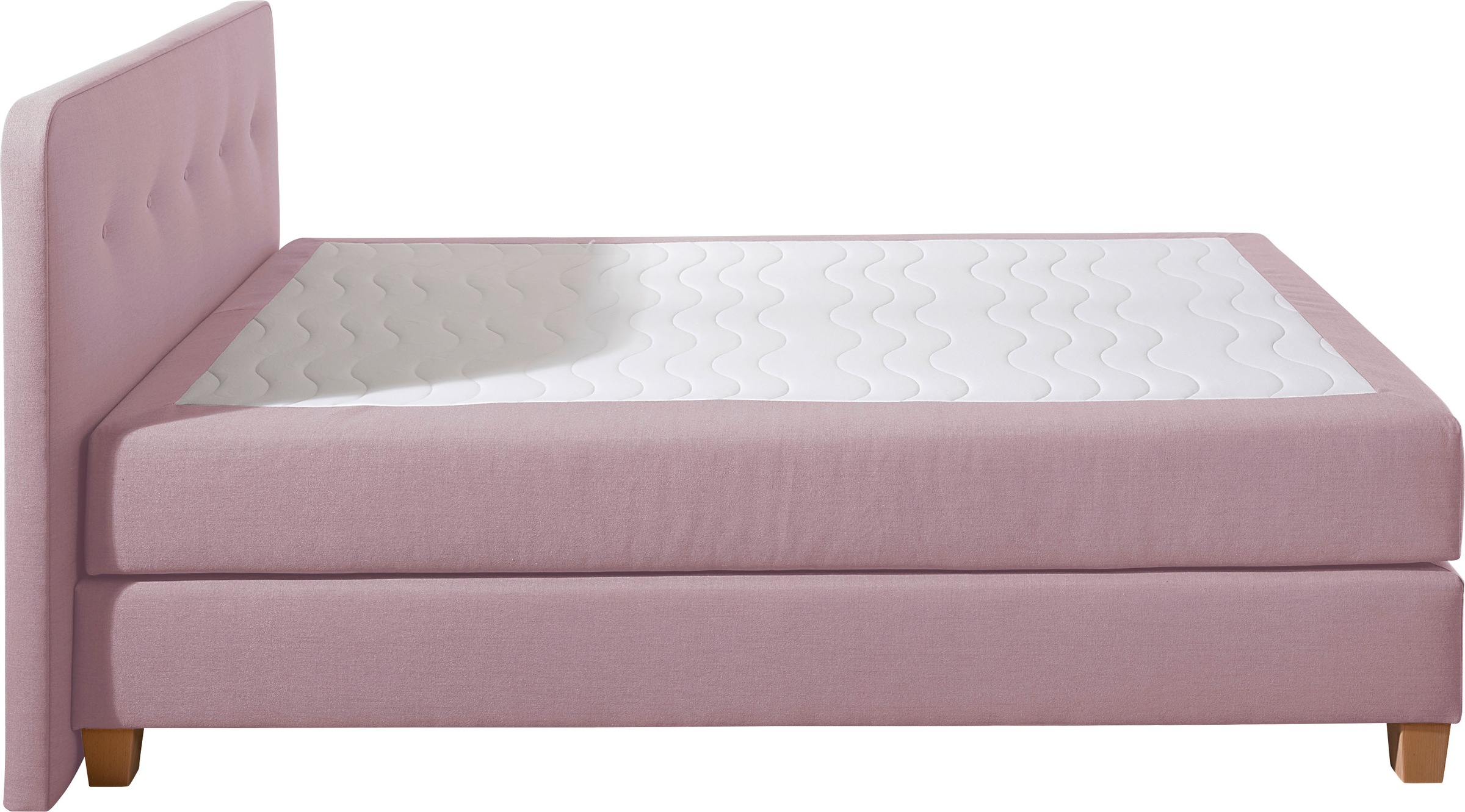 Home affaire Boxspringbett »Fargo« in Überlänge 220 cm, mit Topper, 3 Ausführungen, 4, Breiten