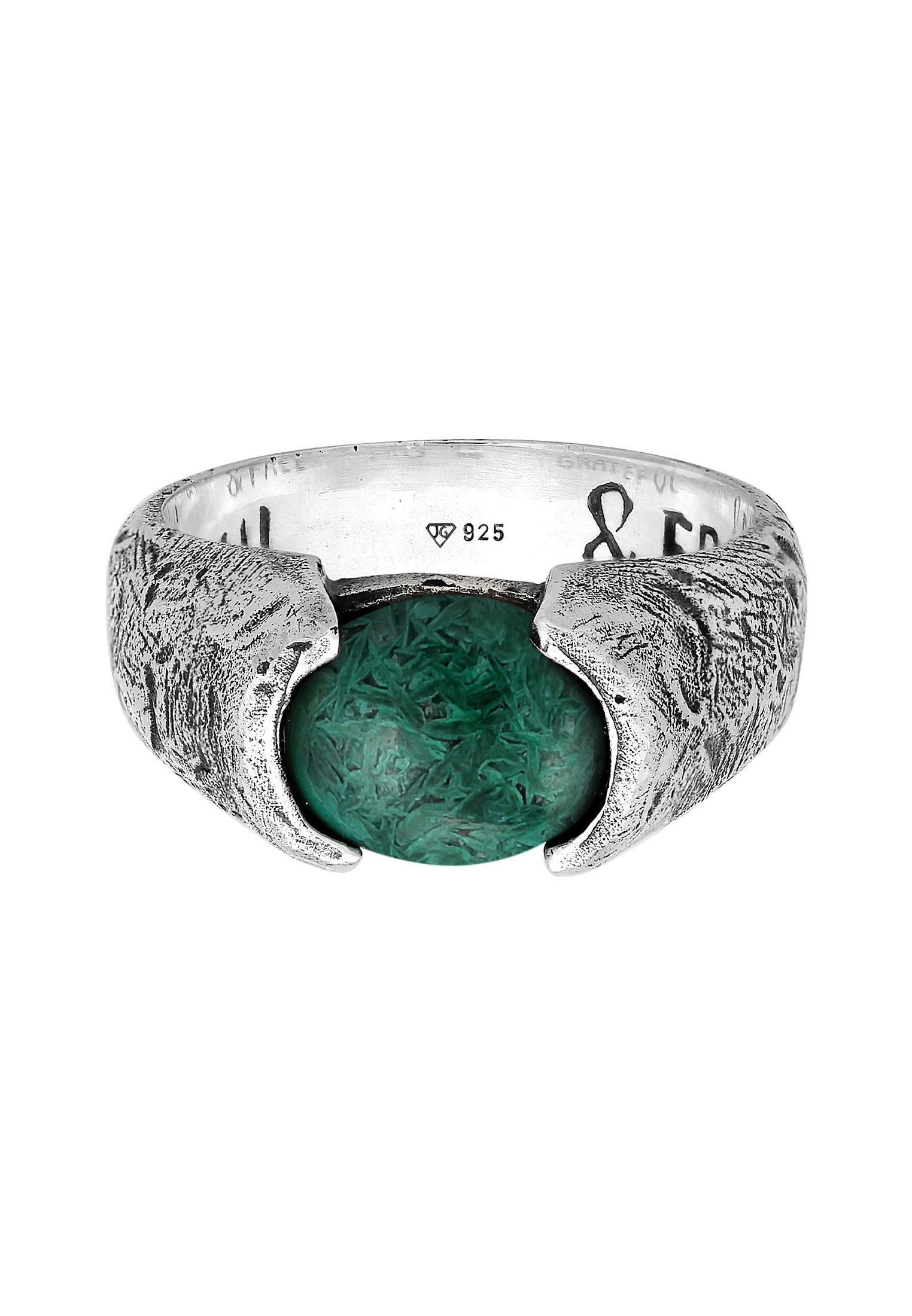 HAZE & GLORY Fingerring »Ring Herren Liberty - Afrikanischer Türkis 925 Silber«
