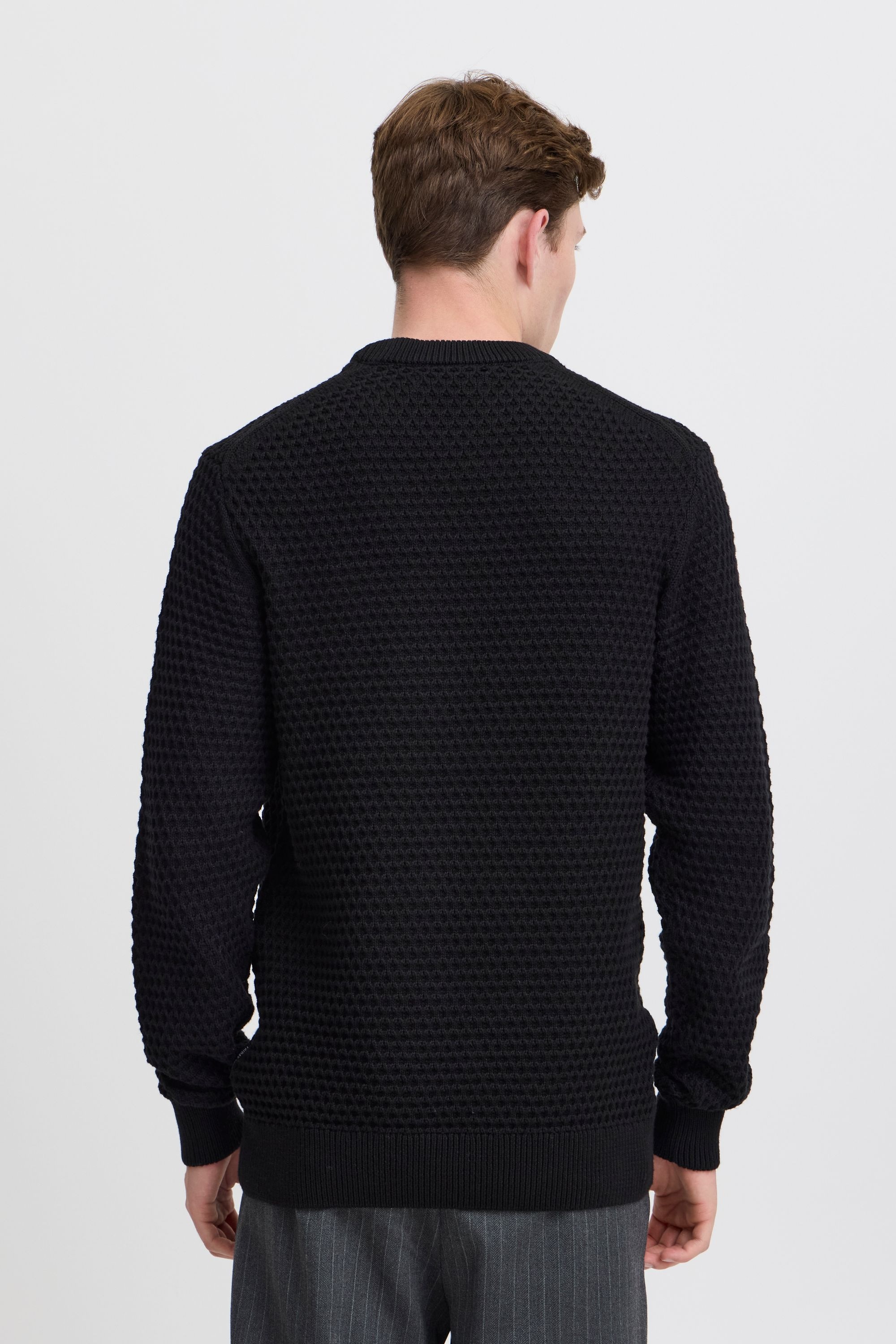 Casual Friday Strickfleece-Pullover »Strickpullover CFKARL structured crew neck knit«