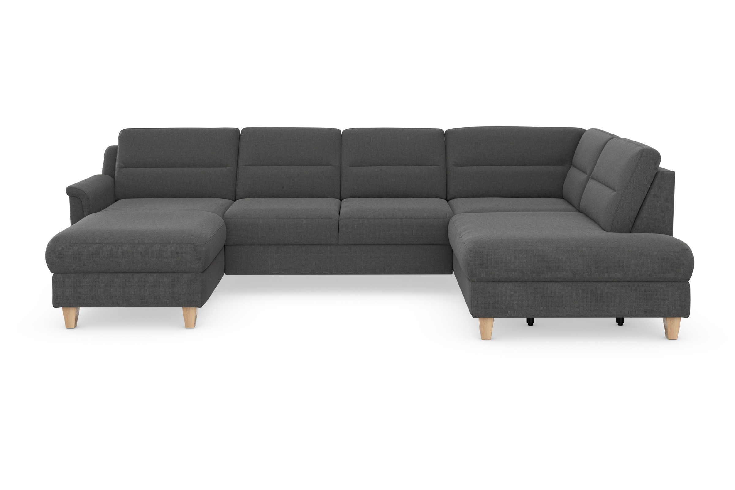 sit&more Wohnlandschaft »Farö U-Form«, inklusive Federkern, wahlweise mit Bettfunktion und Bettkasten