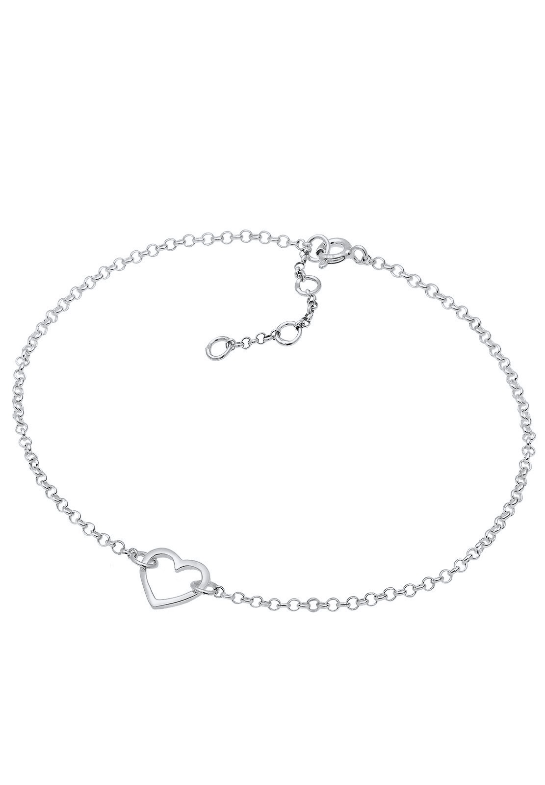 Elli Armkette »Armband Herz Liebe Love 925 Silber«