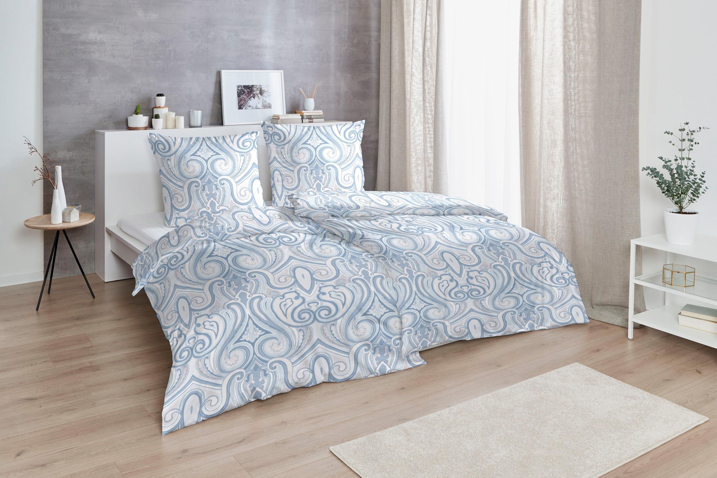 Primera Bettwäsche »Eisblume« 2 Stk. mit abstraktem Blumenmuster