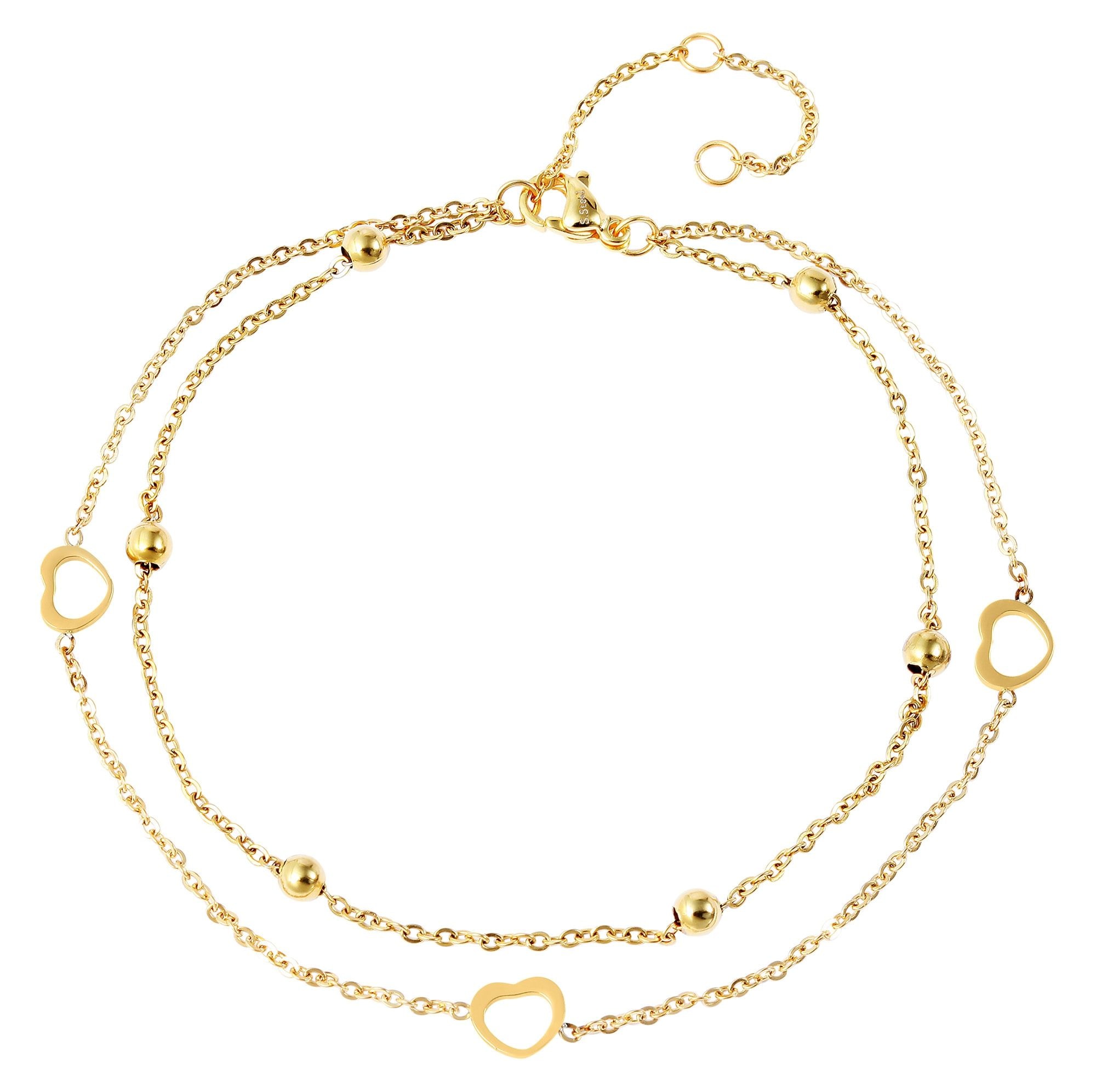 Adelia´s Armband »Damen Armband aus Edelstahl 25 cm«