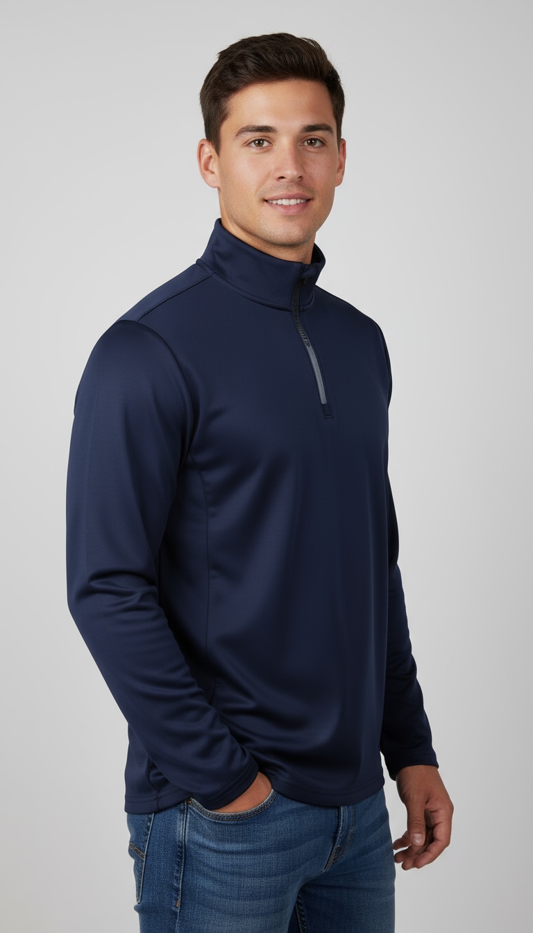 Brunotti Fleecepullover »Heros Men Fleece«, mit Badge-Applikation, aus Trikotfleece, atmungsaktiv, wasserabweisend
