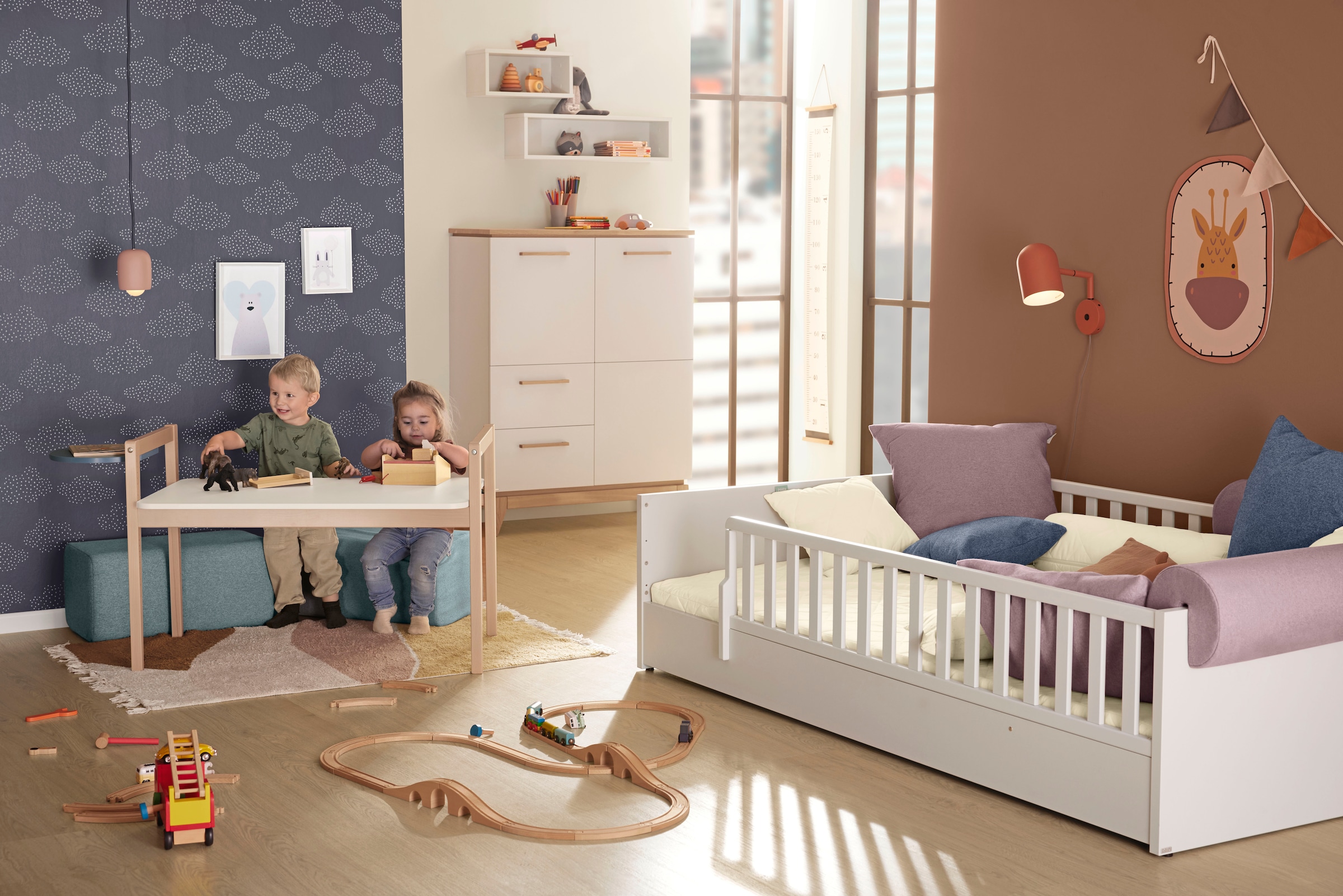 PAIDI Tischplatte »LITTLE CLOUD«, Umbau zum höhenverstellbaren Spieltisch oder Maltisch