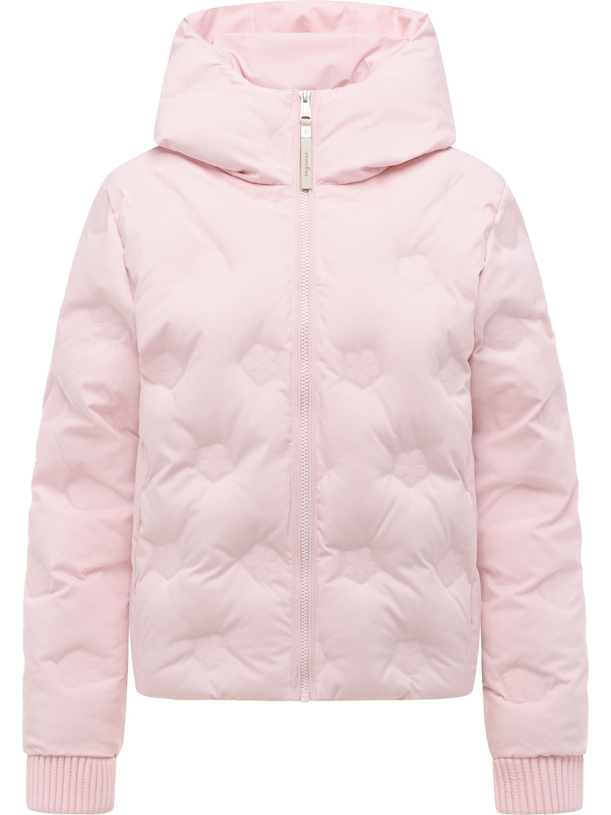Ragwear Winterjacke »Winterjacke Lynnox Embossed Y« mit Kapuze Pufferjacke mit floraler Ton-in-Ton-Prägung