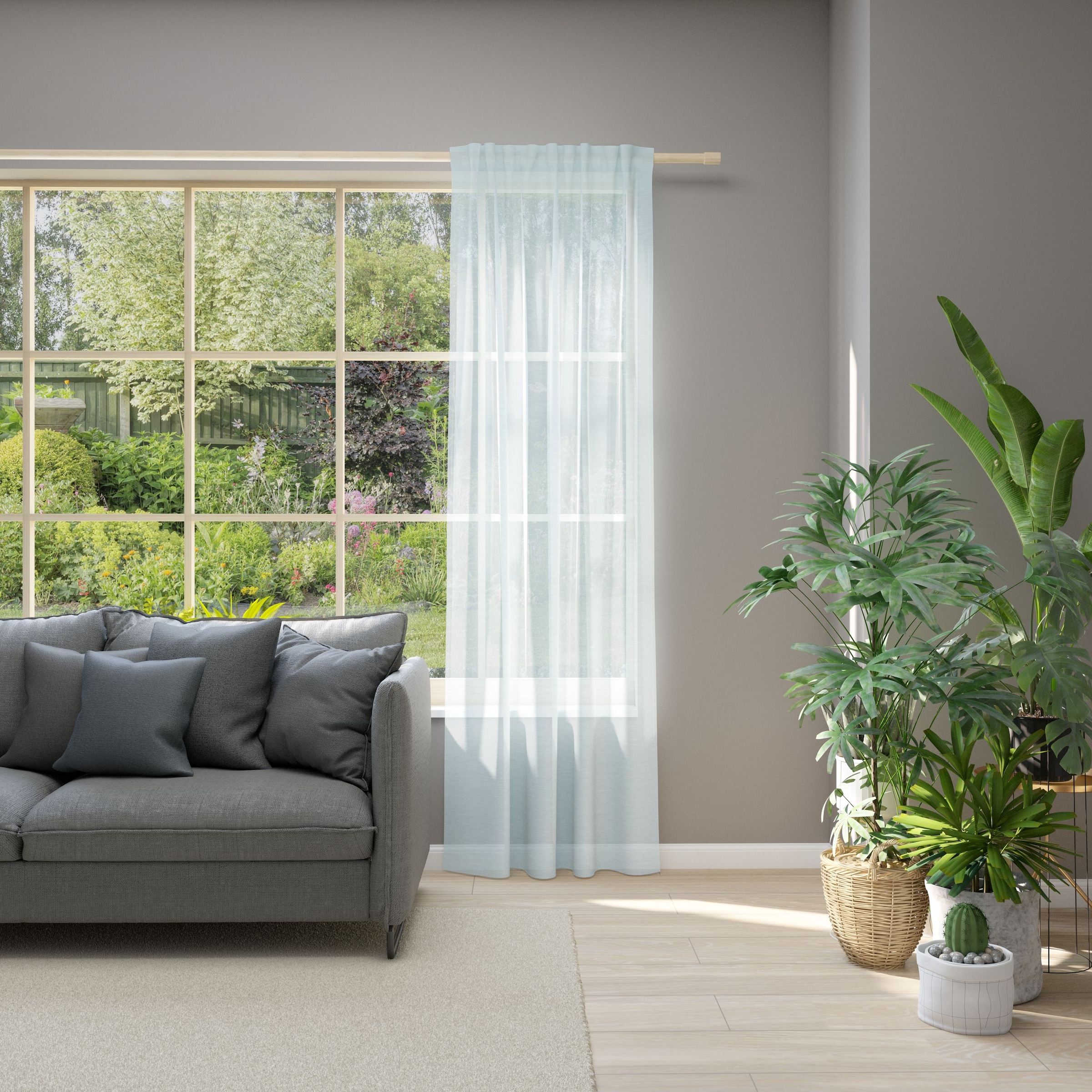 Neutex for you! Vorhang »Allure«, (1 St.), HxB: 245x140, Schal mit verdeckten Schlaufen