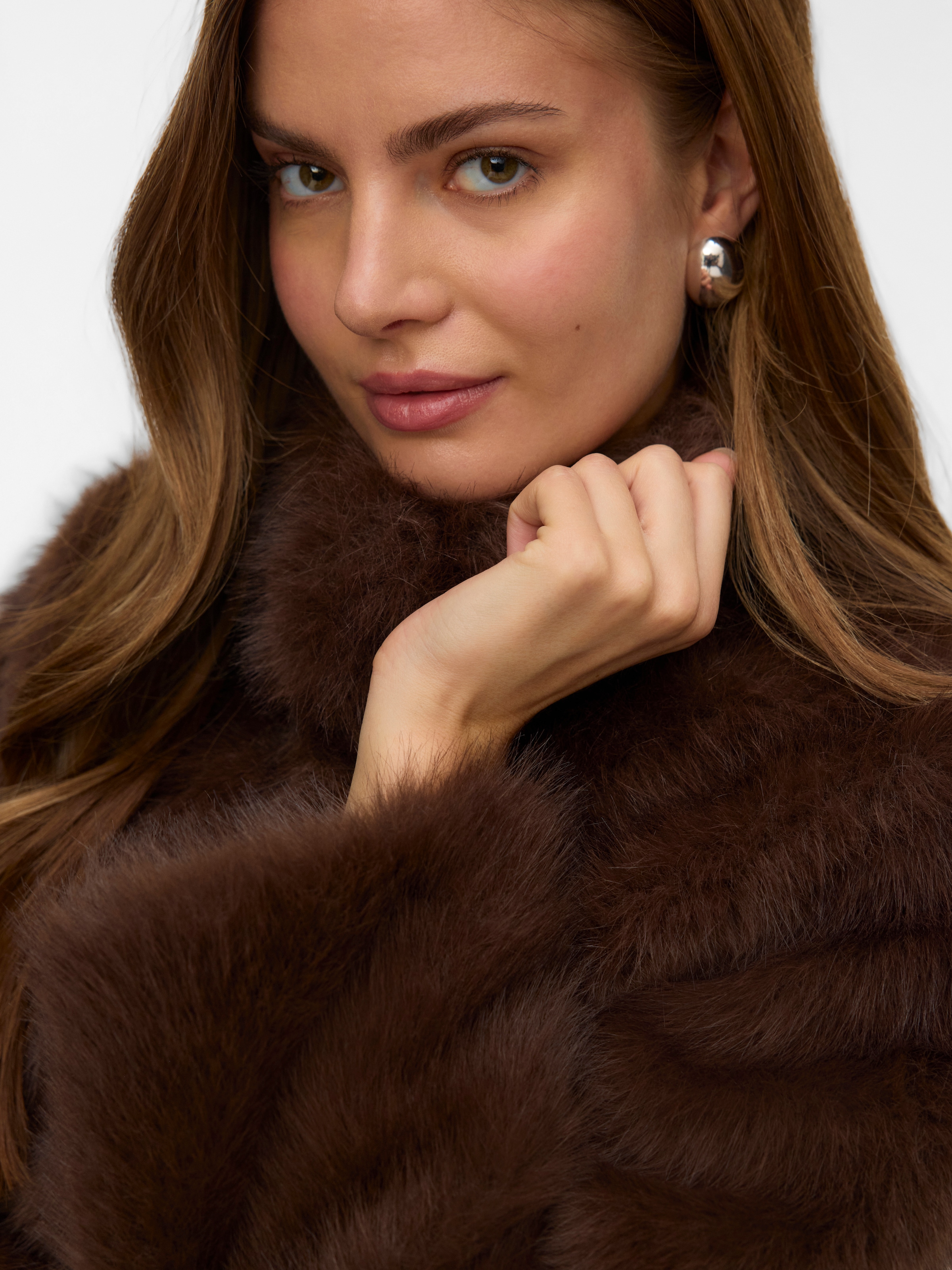 Vero Moda Fellimitatjacke »VMMONROE SHORT JACKET NOOS«