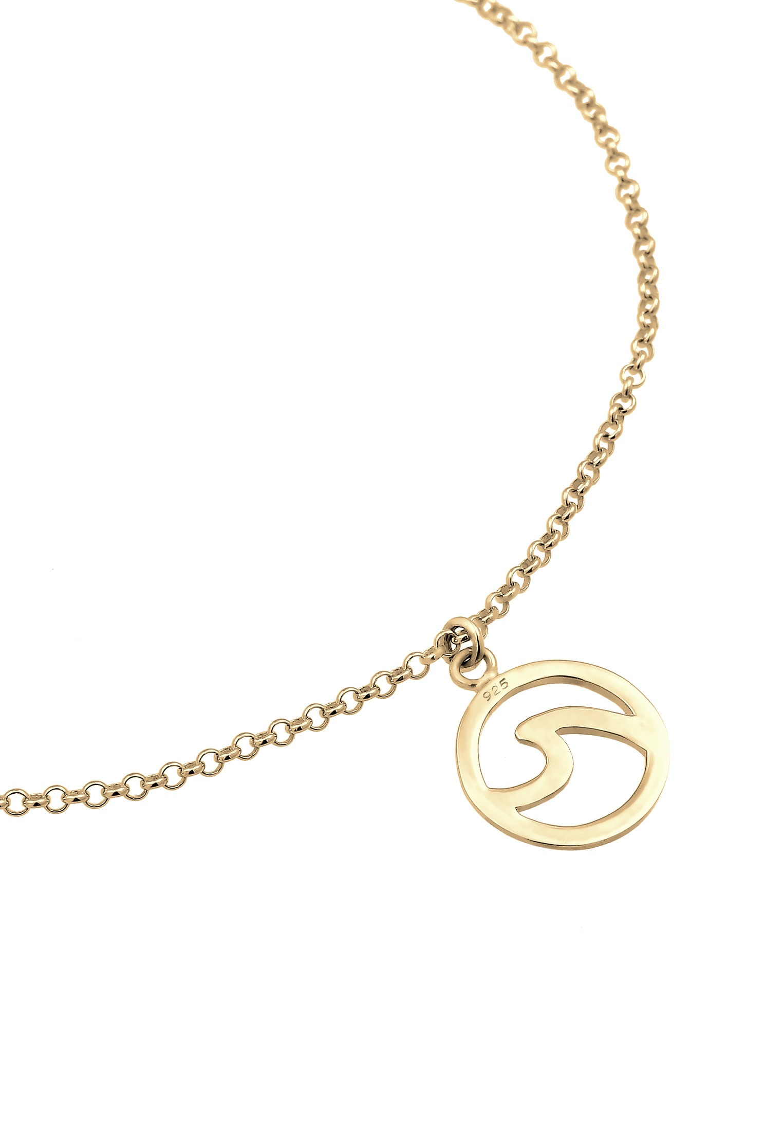 Elli Fußkette »Fußschmuck Wellen Maritim 925 Sterling Silber«