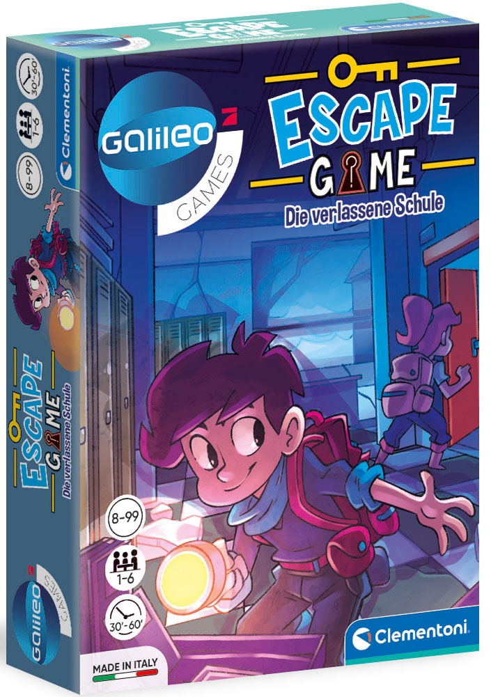 Clementoni® Spiel »Galileo Escape Game Die verlassene Schule«, Made in Europe, FSC® - schützt Wald - weltweit