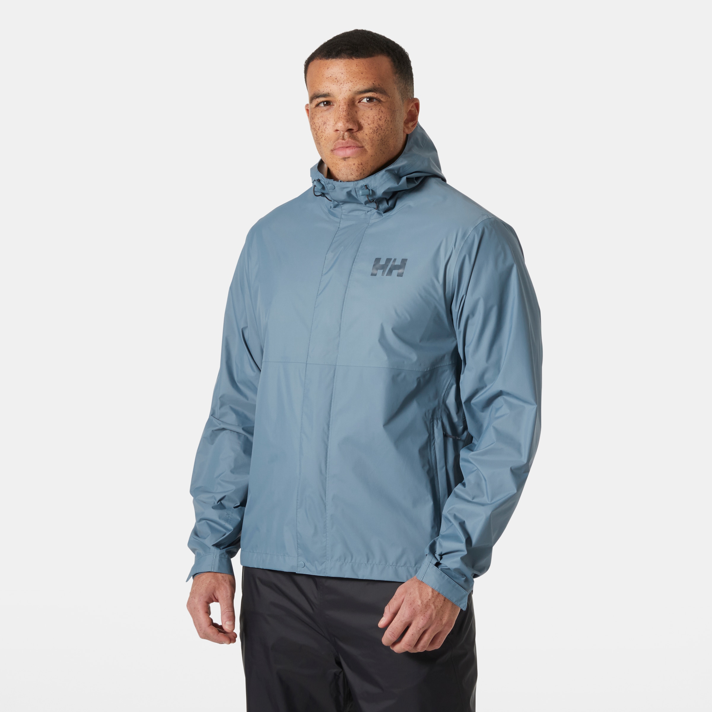 Helly Hansen Regenjacke »LOKE JACKET« mit Kapuze Kapuze mit hohem Kragen, elastischer Kordelzug an Kapuze und Saum
