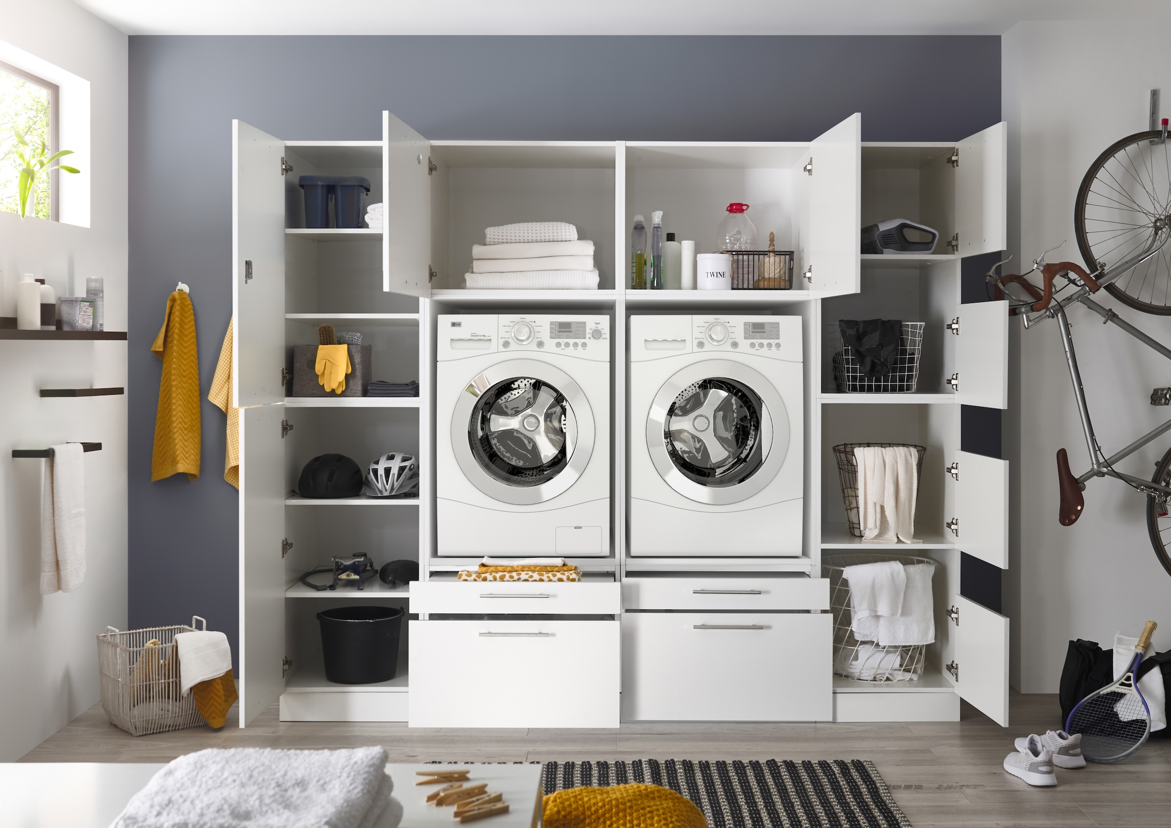 RESPEKTA Mehrzweckschrank-Set »Clara-Set 14« Schrankelemente einzeln erhältlich, 4 Stk. tlg.