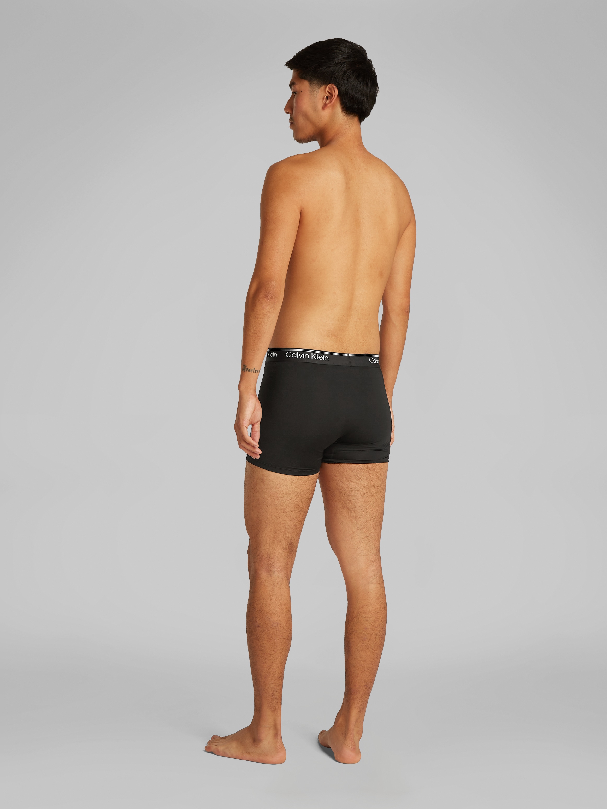 Calvin Klein Underwear Boxer »BOXER BRIEF 3PK«, (Packung, 3er-Pack), mit längerem Bein & Logo-Elastikbund