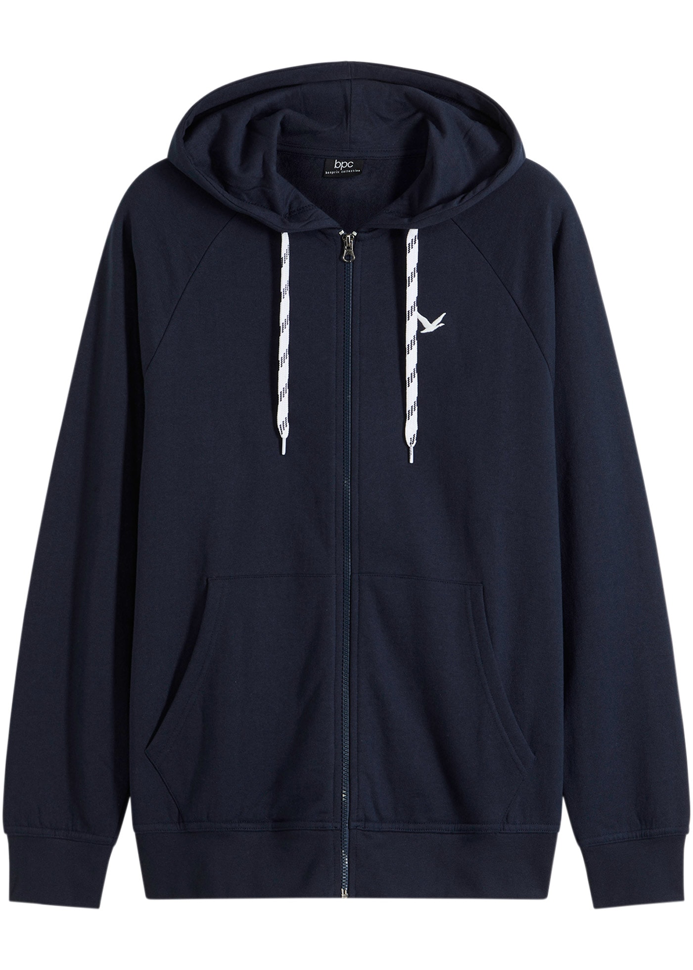 bonprix Kapuzensweatjacke »Kapuzen-Sweatjacke mit Kontrastdetails« Kapuzen-Sweatjacke mit Kontrastdetails