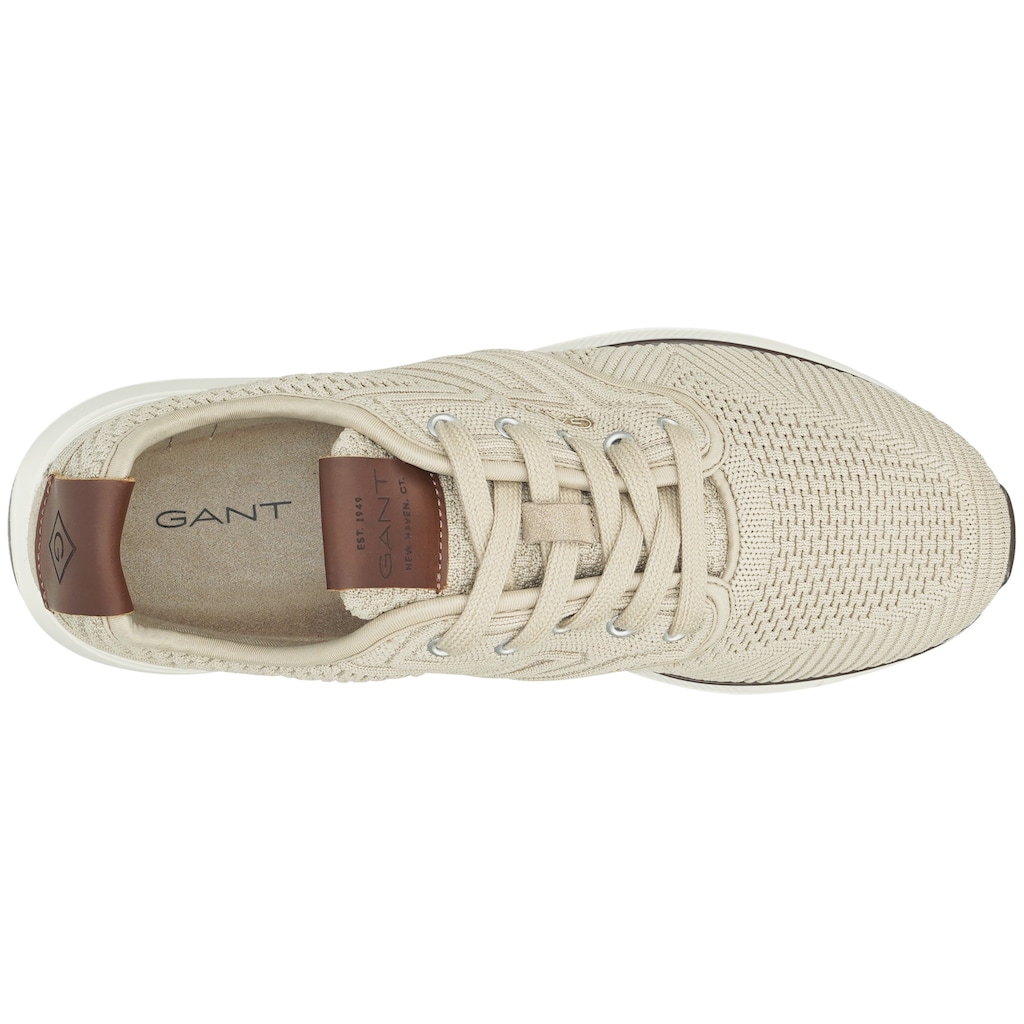 Gant Sneaker »Beeker«, mit leichtem Einstieg, Freizeitschuh, Halbschuh, Schnürschuh