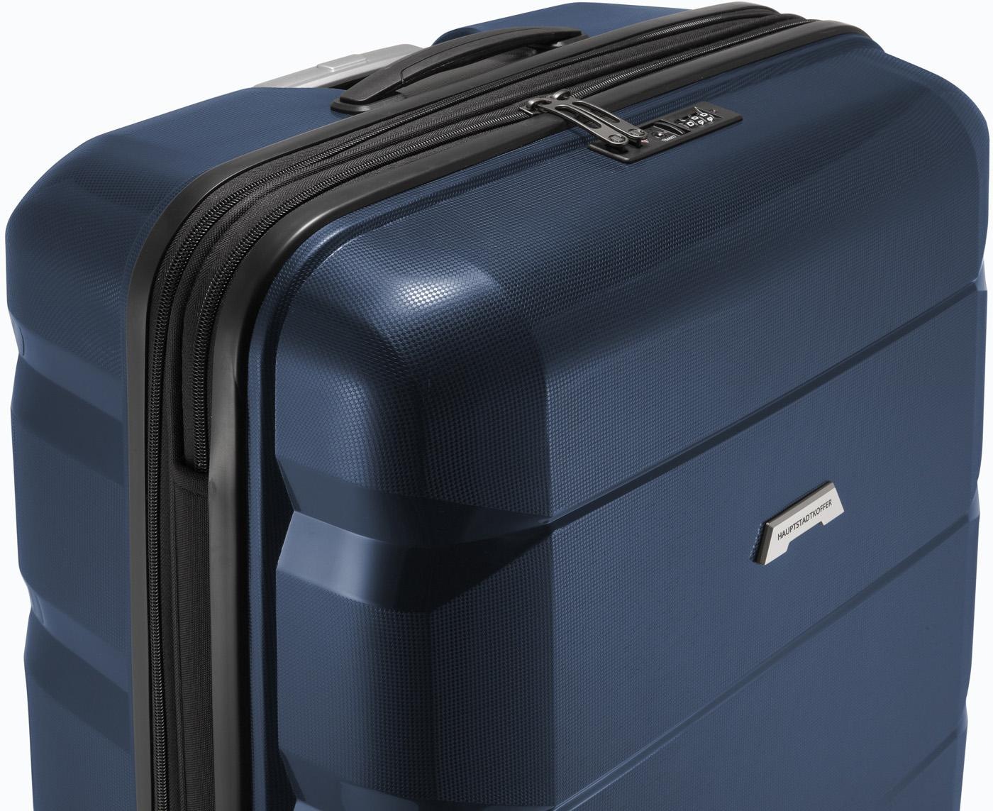 Hauptstadtkoffer Hartschalen-Trolley »Britz, in verschiedenen Farben und Größen«, 4 Rollen, Hartschalen-Koffer Reisegepäck TSA Schloss Volumenerweiterung
