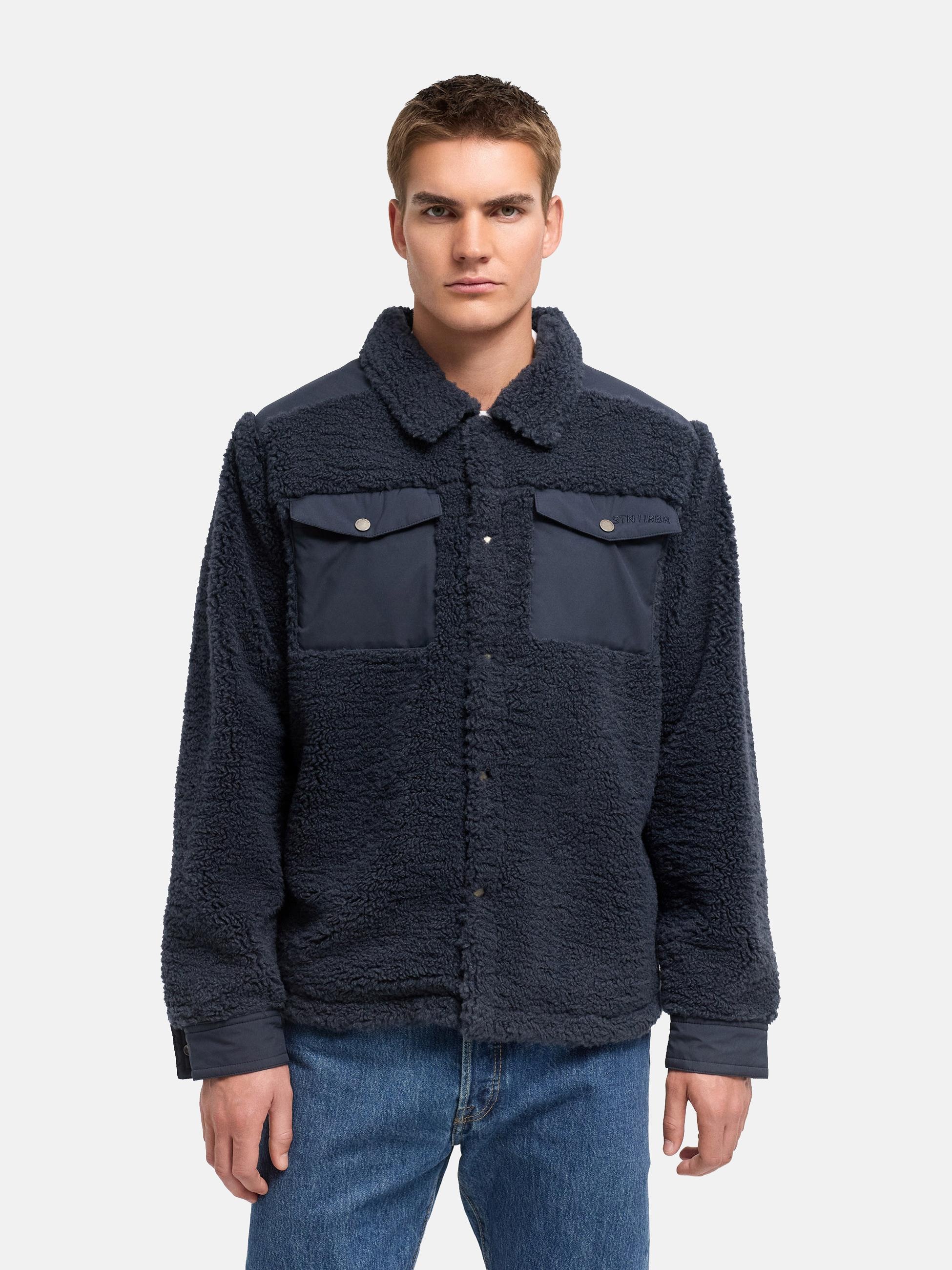 Stone Harbour Fellimitatjacke »Fellimitatjacke Taureek XX« ohne Kapuze Teddy Jacke mit Futter