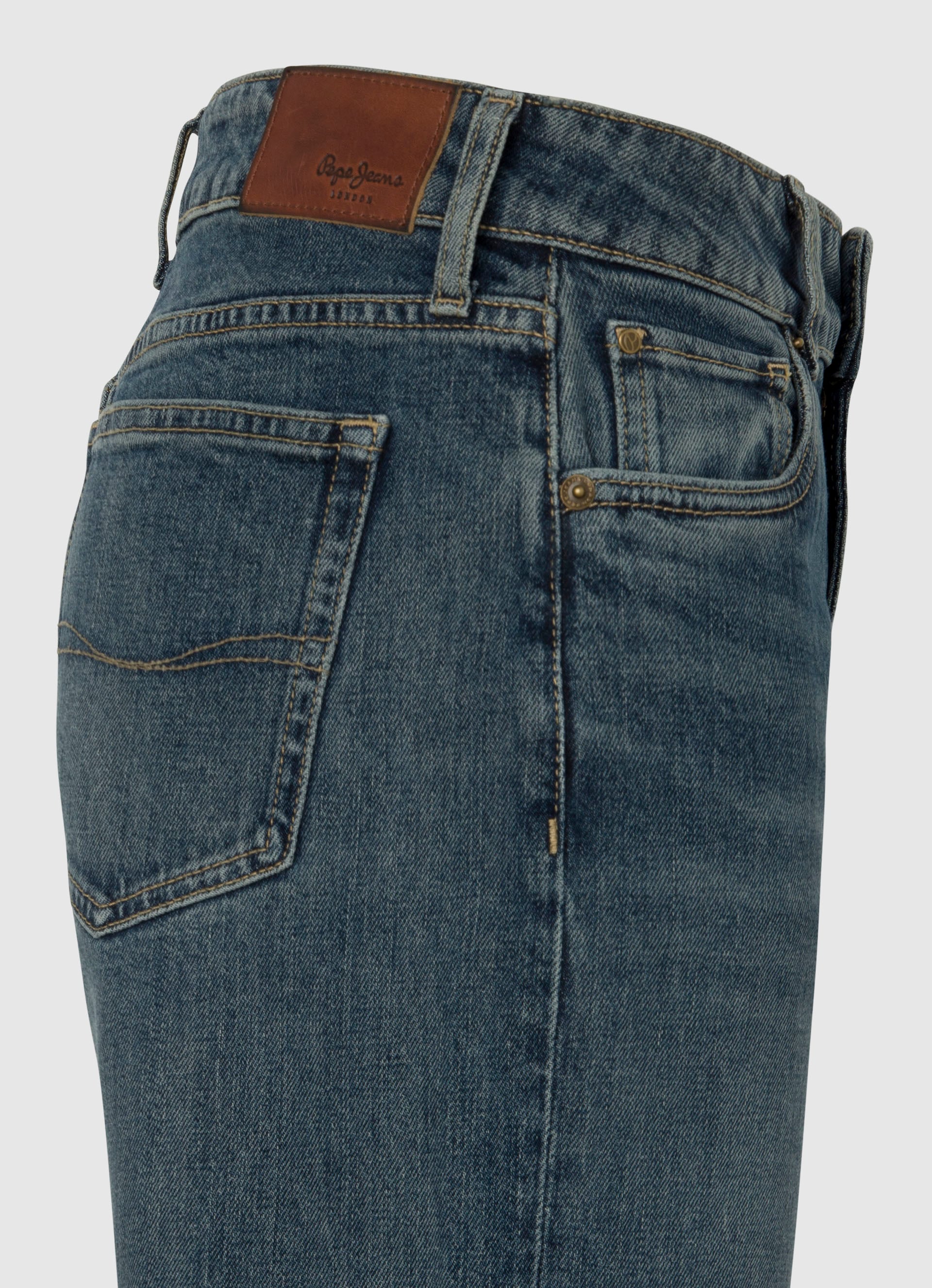 Pepe Jeans Loose-fit-Jeans »LOOSE ST JEANS HW«, mit geradem, weitem Bein