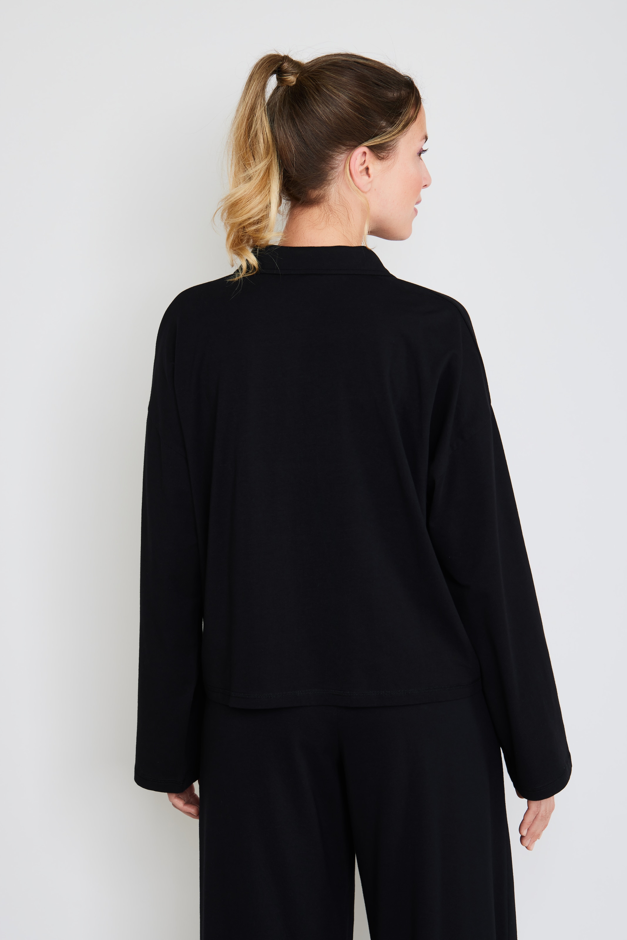 JOOP! Jeans Pyjamaoberteil »After Dark (JOOP! Jeans)«, Knopfleiste, Langarm, Logo-Print, Regular Fit