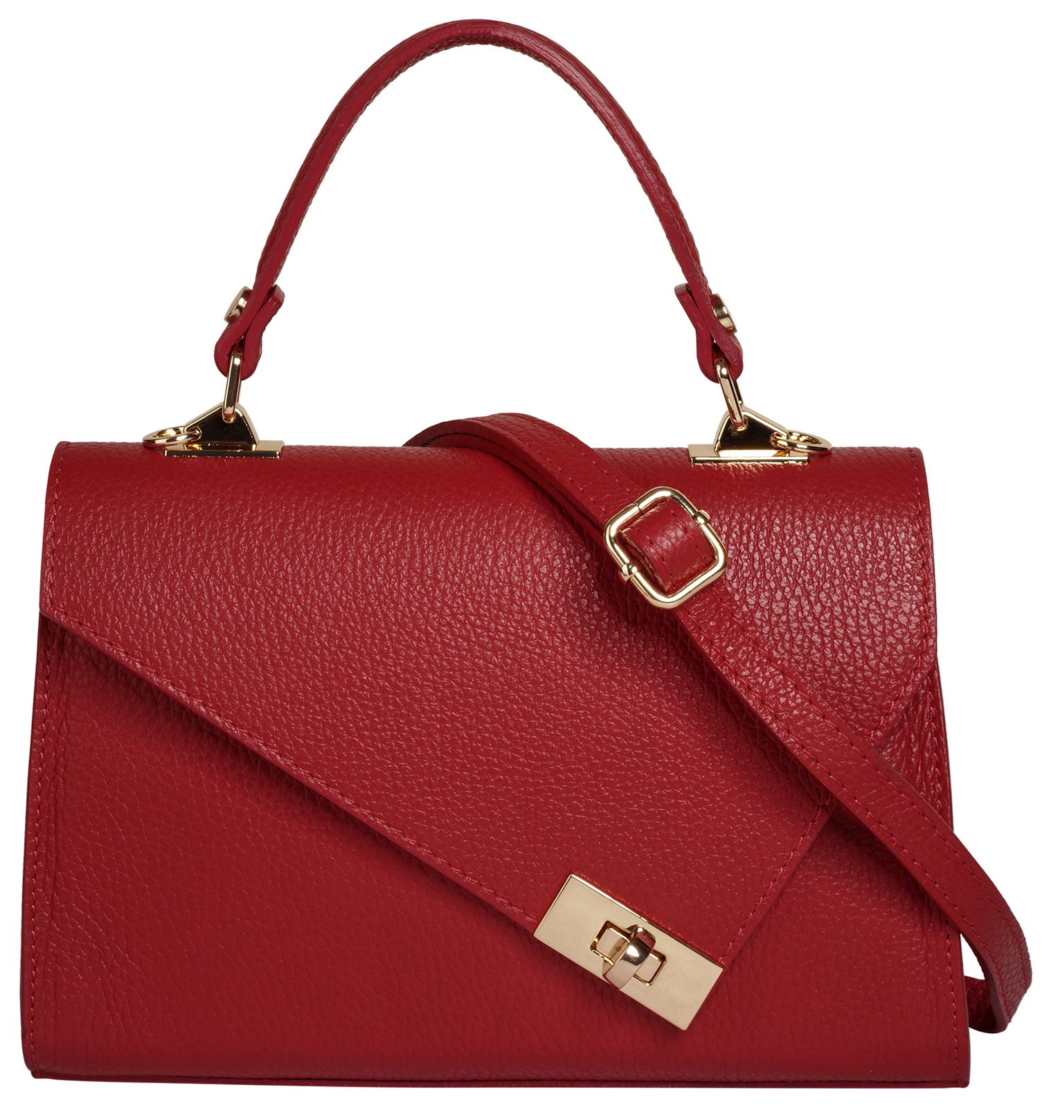 Cluty Henkeltasche echt Leder, Made in Italy
