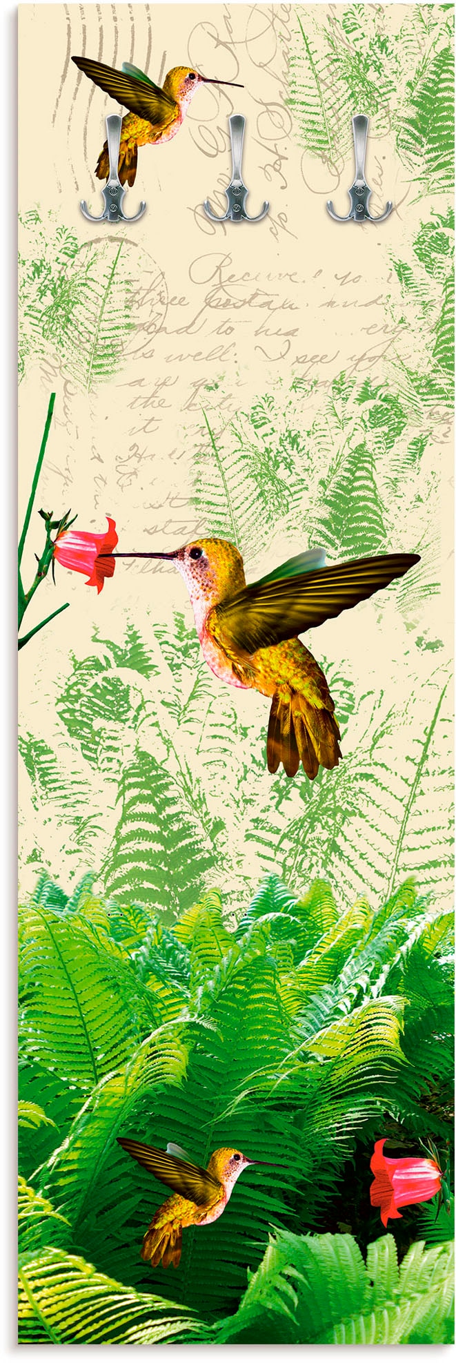 Artland Garderobenleiste »Kolibri«, teilmontiert