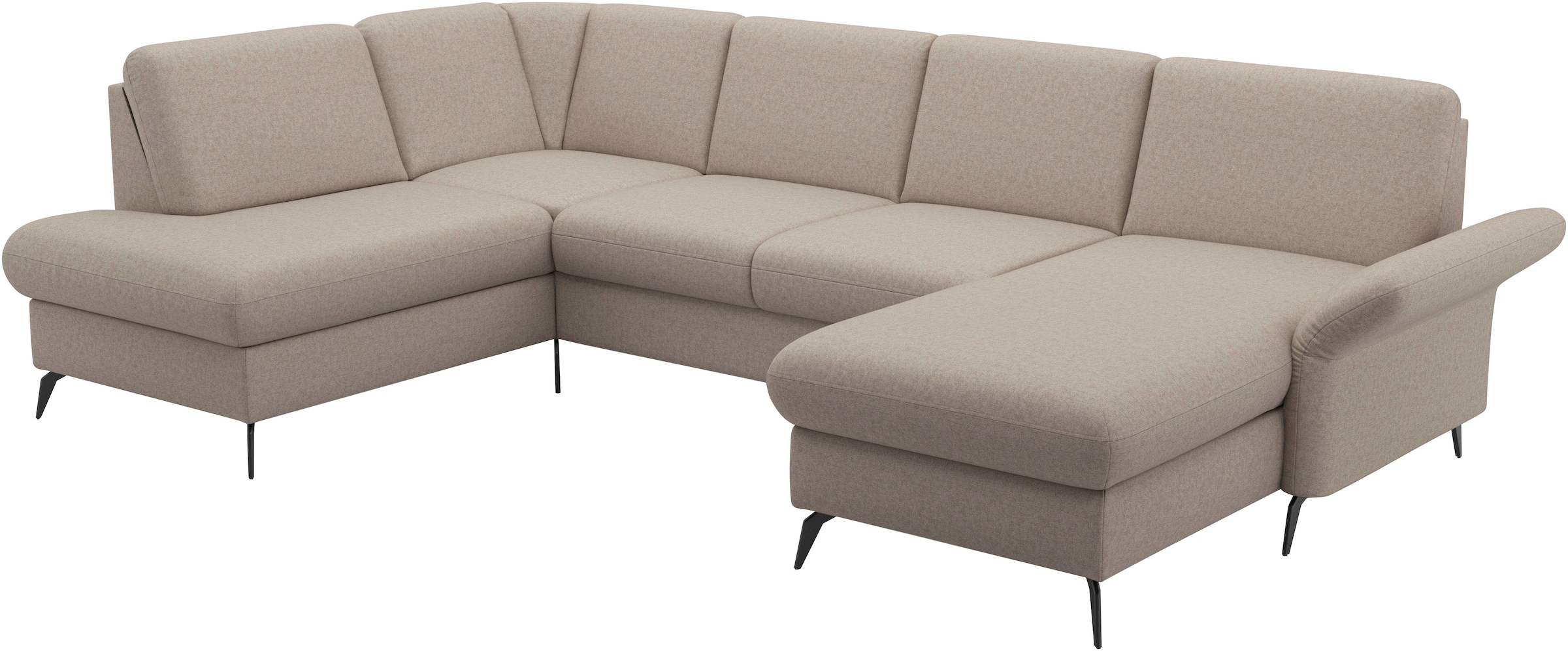 Home affaire Wohnlandschaft »Rochelle« wahlweise mit Bettfunktion, Bettkasten und Armteilverstellung