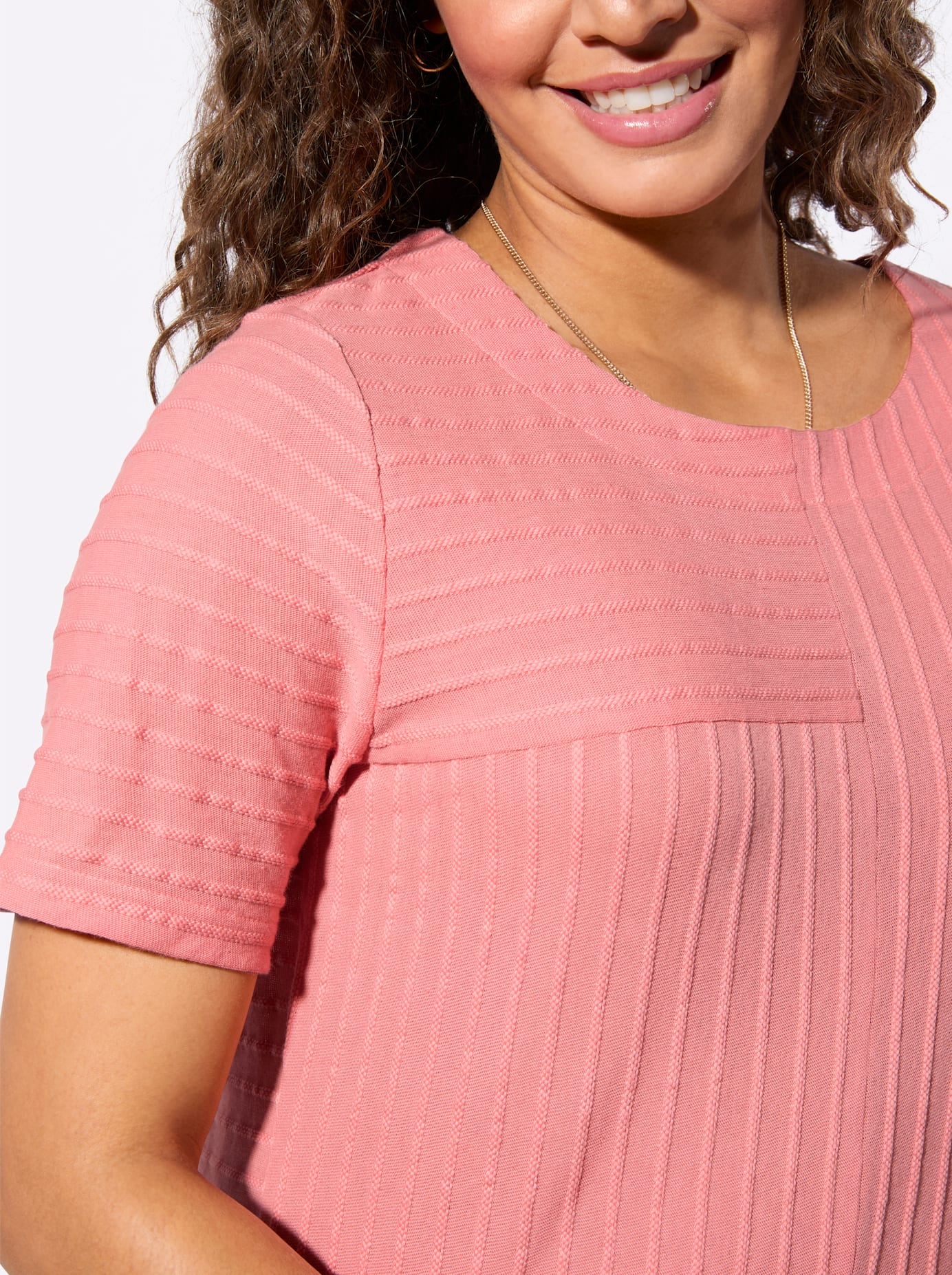 Casual Looks Rundhalsshirt »Kurzarm-Shirt« 1 tlg.