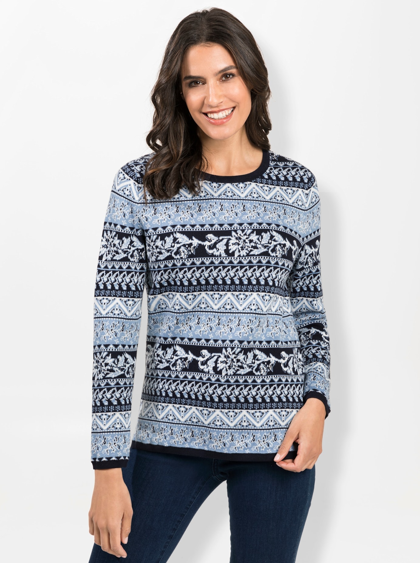 Inspirationen Jacquardpullover »Jacquard-Pullover«