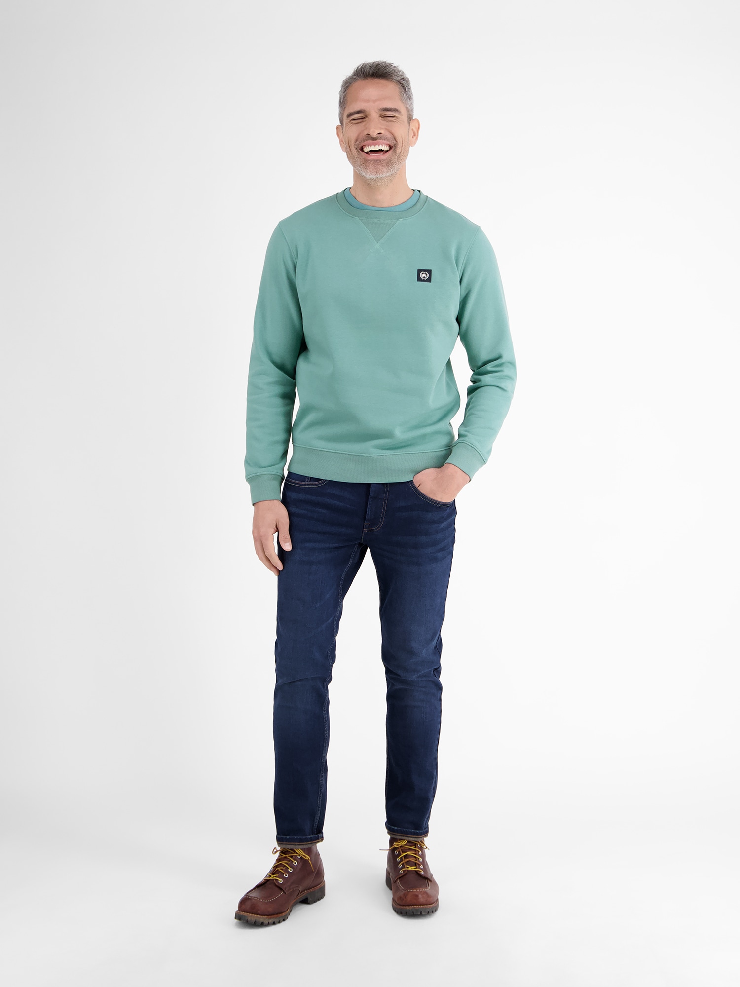LERROS Sweatshirt »LERROS Urbaner Sweatshirtstyle für Herren«