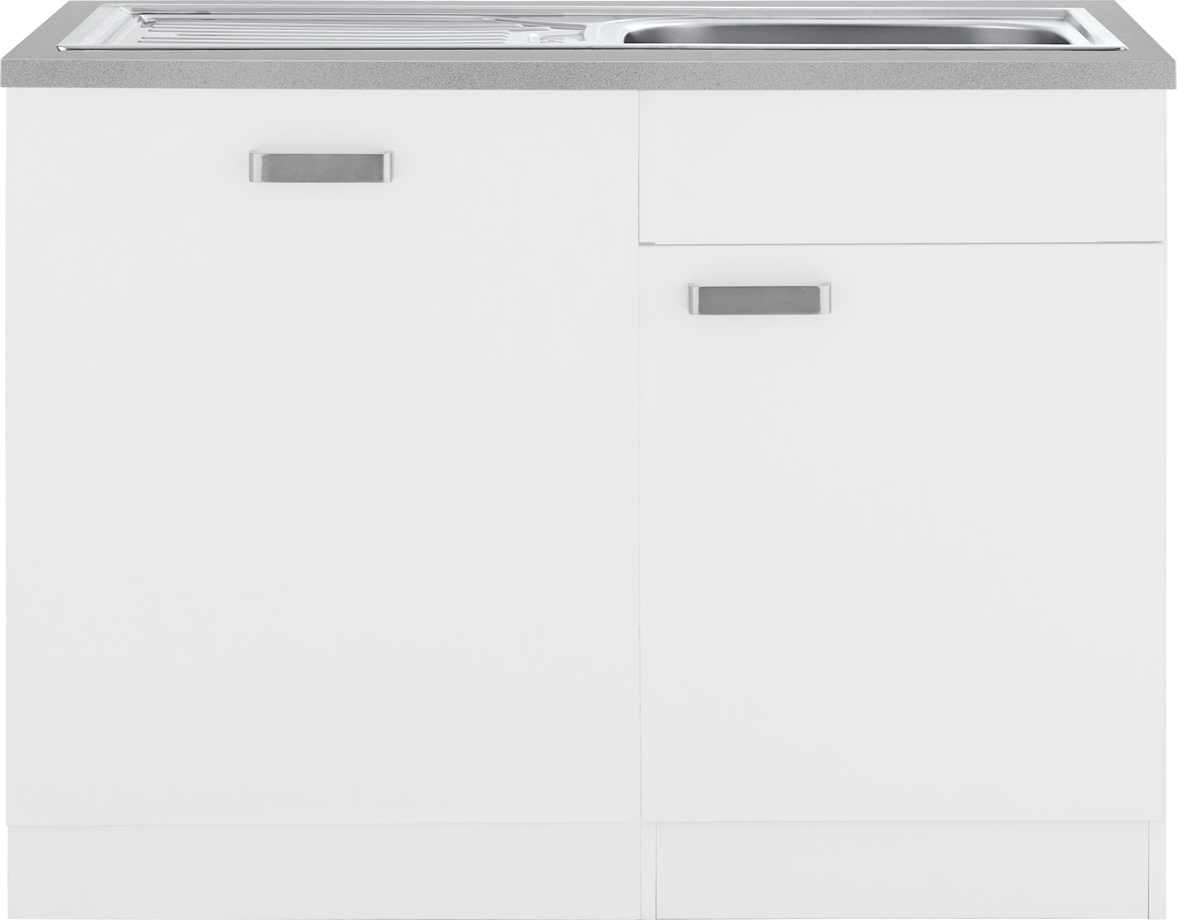 wiho Küchen Spülenschrank »Husum«, 110 cm breit, inkl. Tür/Sockel für  Geschirrspüler online bei OTTO