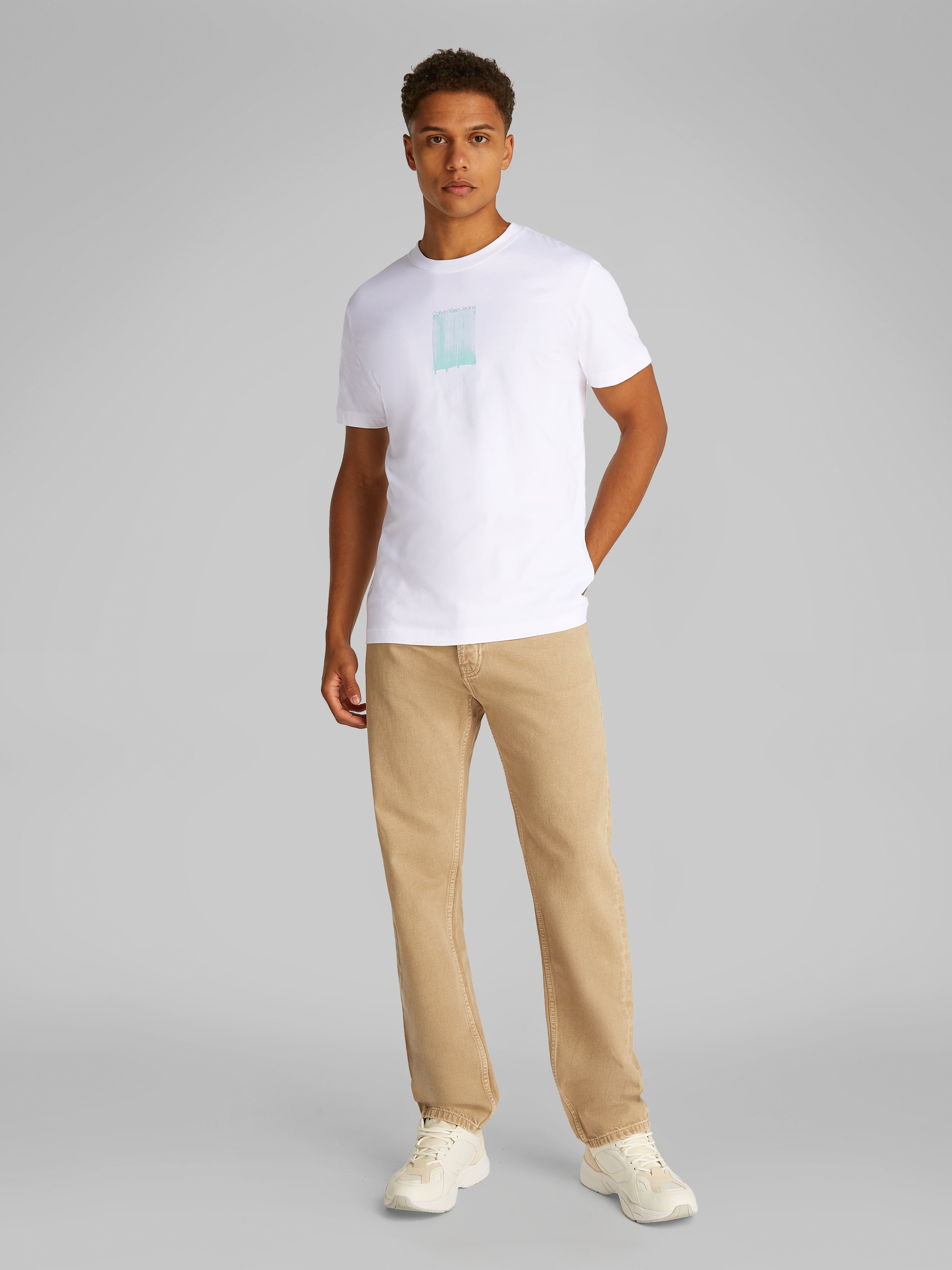 Calvin Klein Jeans T-Shirt »BRUSH STROKE GRAPHIC TEE«, mit Logodruck