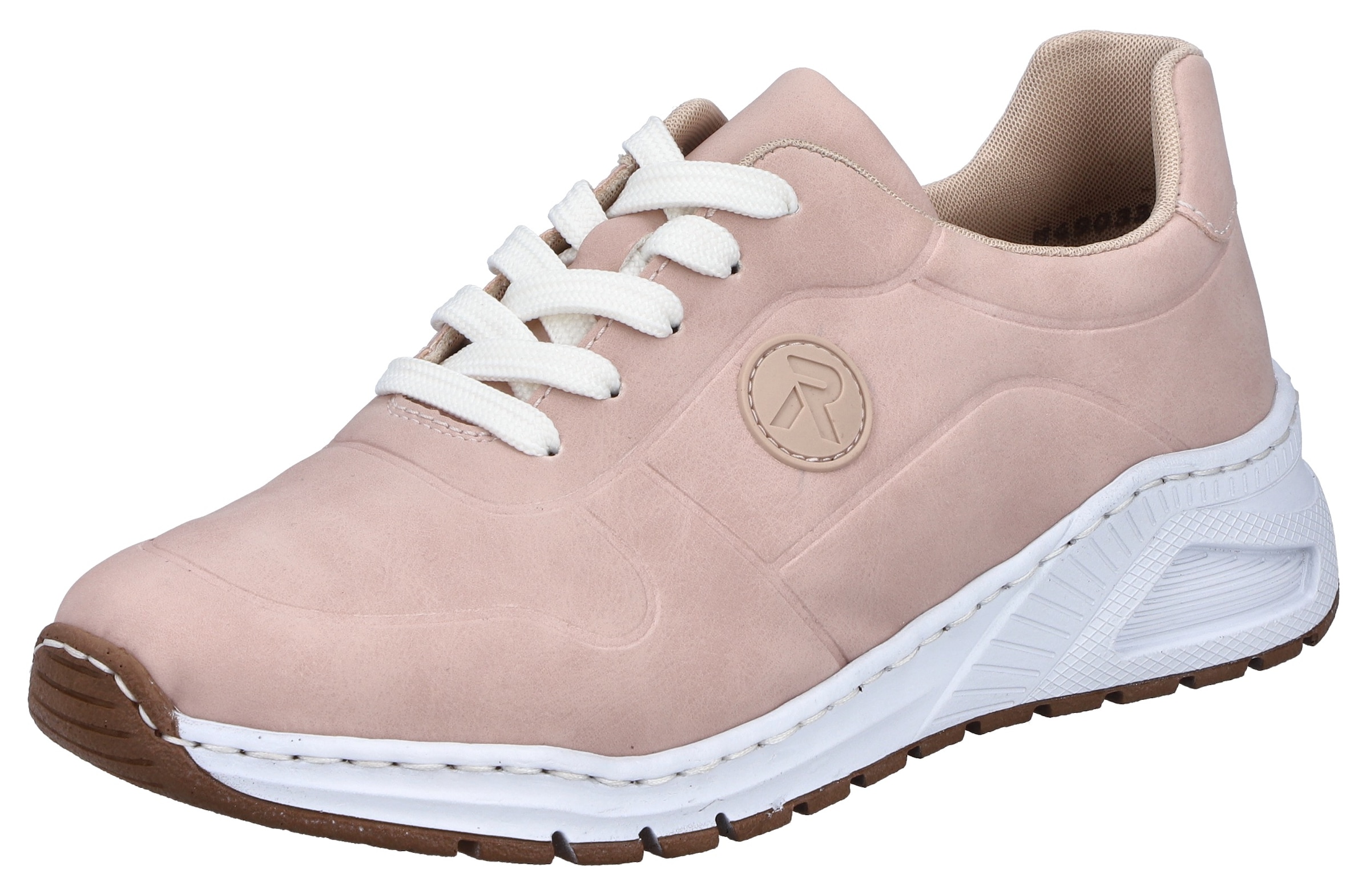 Rieker Sneaker  mit MemoSoft-Innensohle, Freizeitschuh, Halbschuh, Schnürschuh