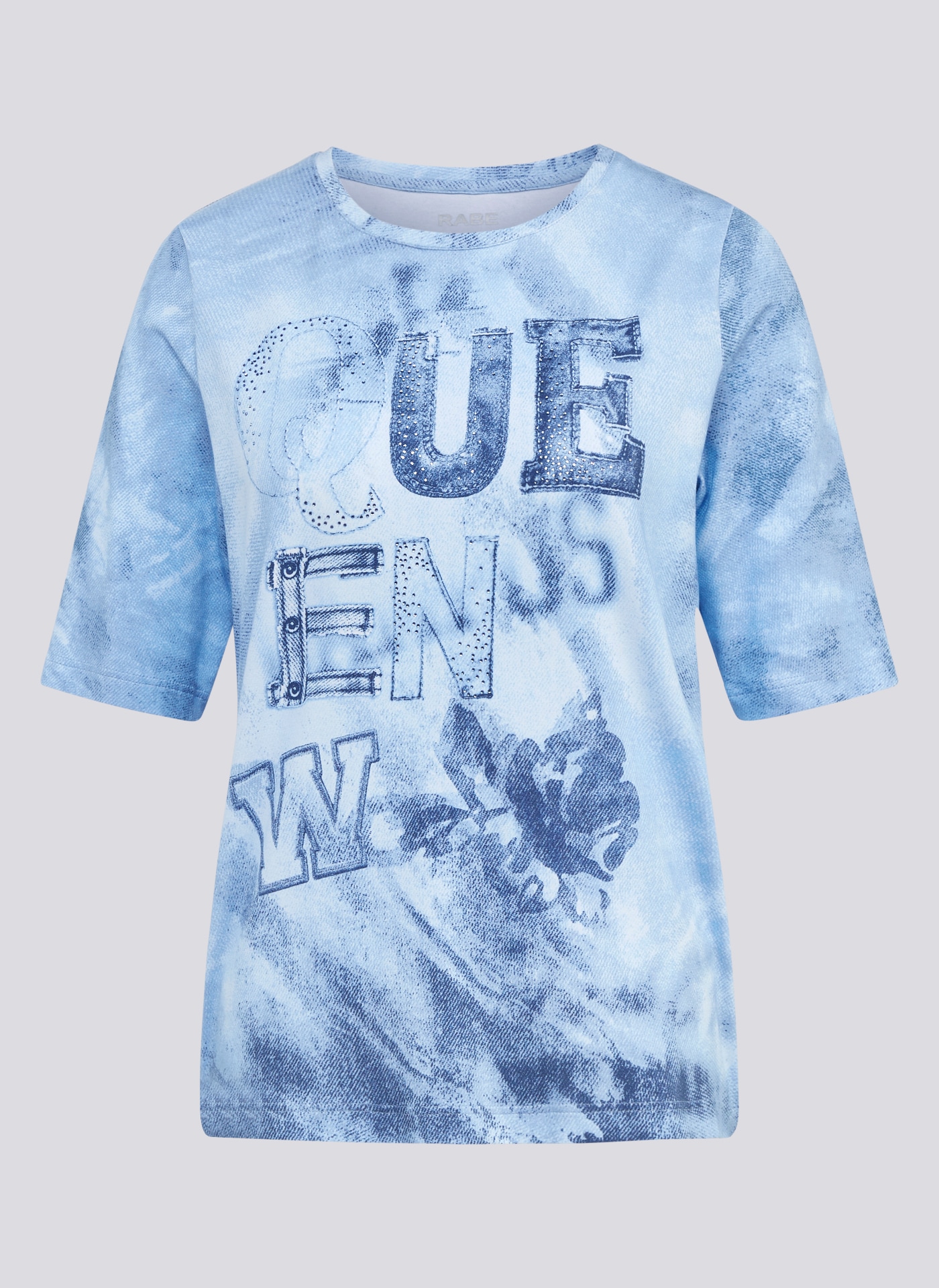 Rabe T-Shirt, mit All-Over Print