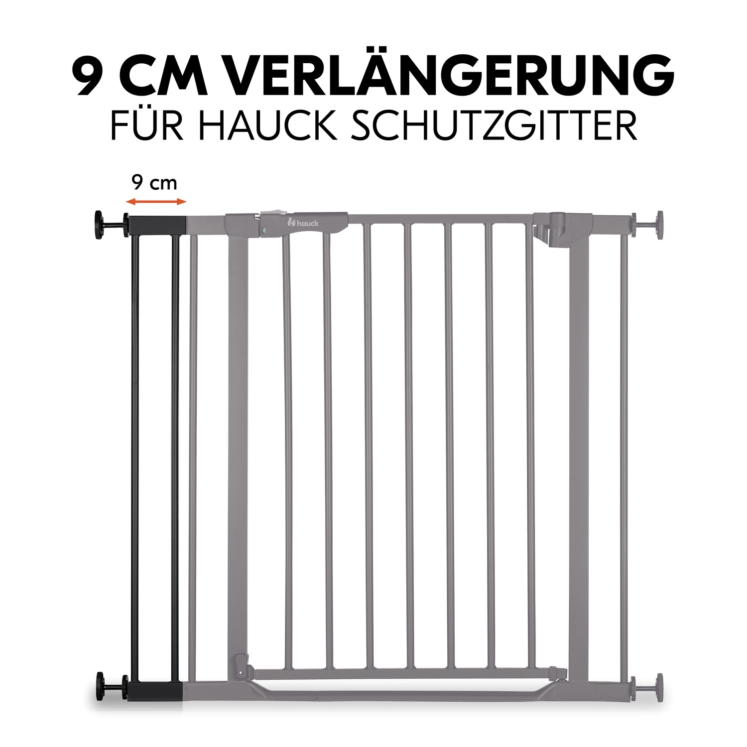 Hauck Verlängerung für Türschutzgitter »Extension, 9 cm, Black«