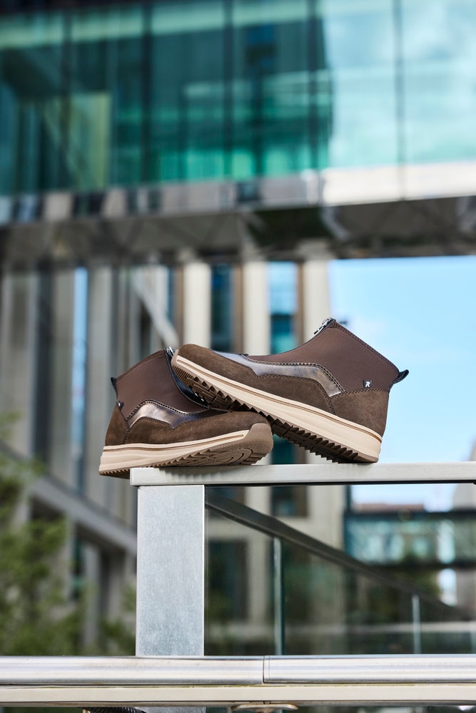 Rieker Sneakerboots  Stiefelette, High-Top Sneaker mit Reißverschluss vorne