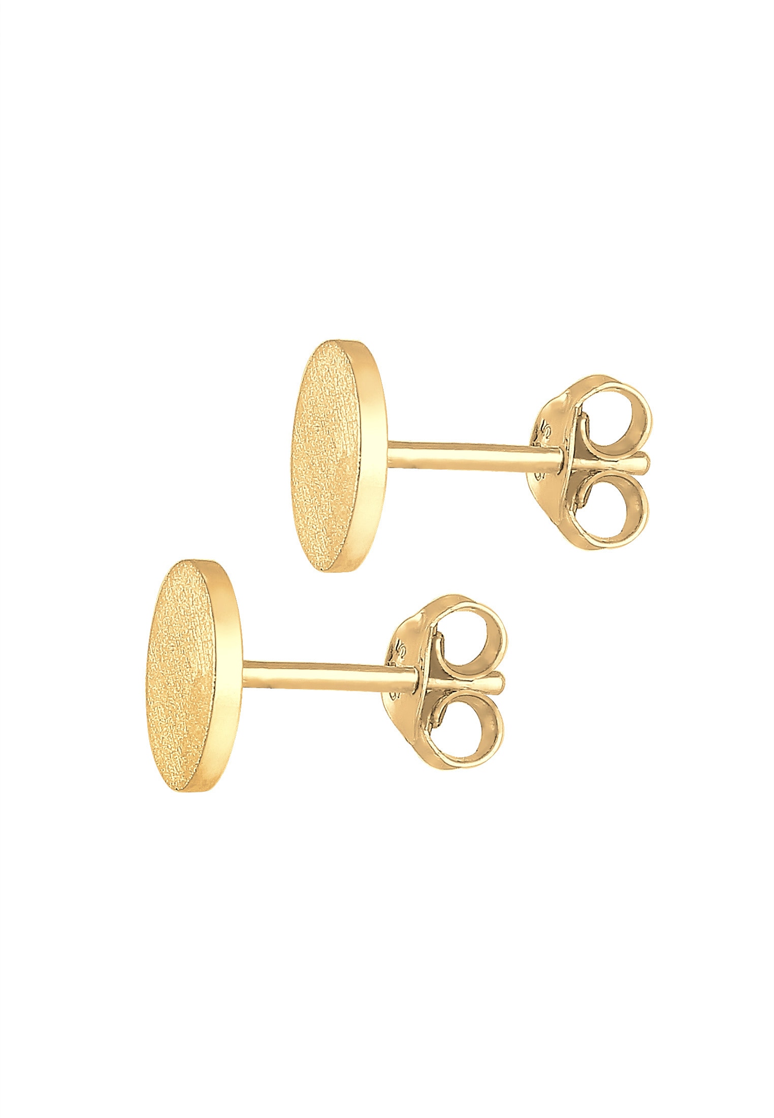 Kuzzoi Paar Ohrstecker »Ohrringe Ohrstecker Plättchen 925 Sterling Silver«
